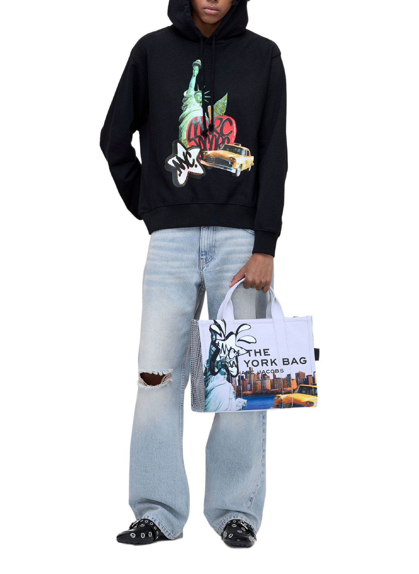 Sweatshirt The City New York en coton MARC JACOBS Multicolore