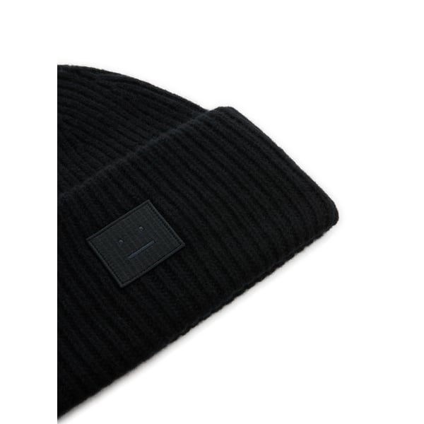 Acne Studios Wool Beanie In Black