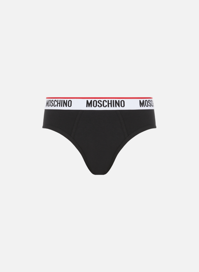 Pack of two cotton briefs MOSCHINO