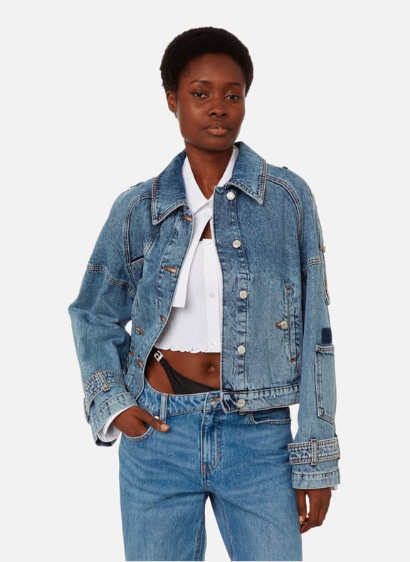 Women's moschino cheap denim jacket