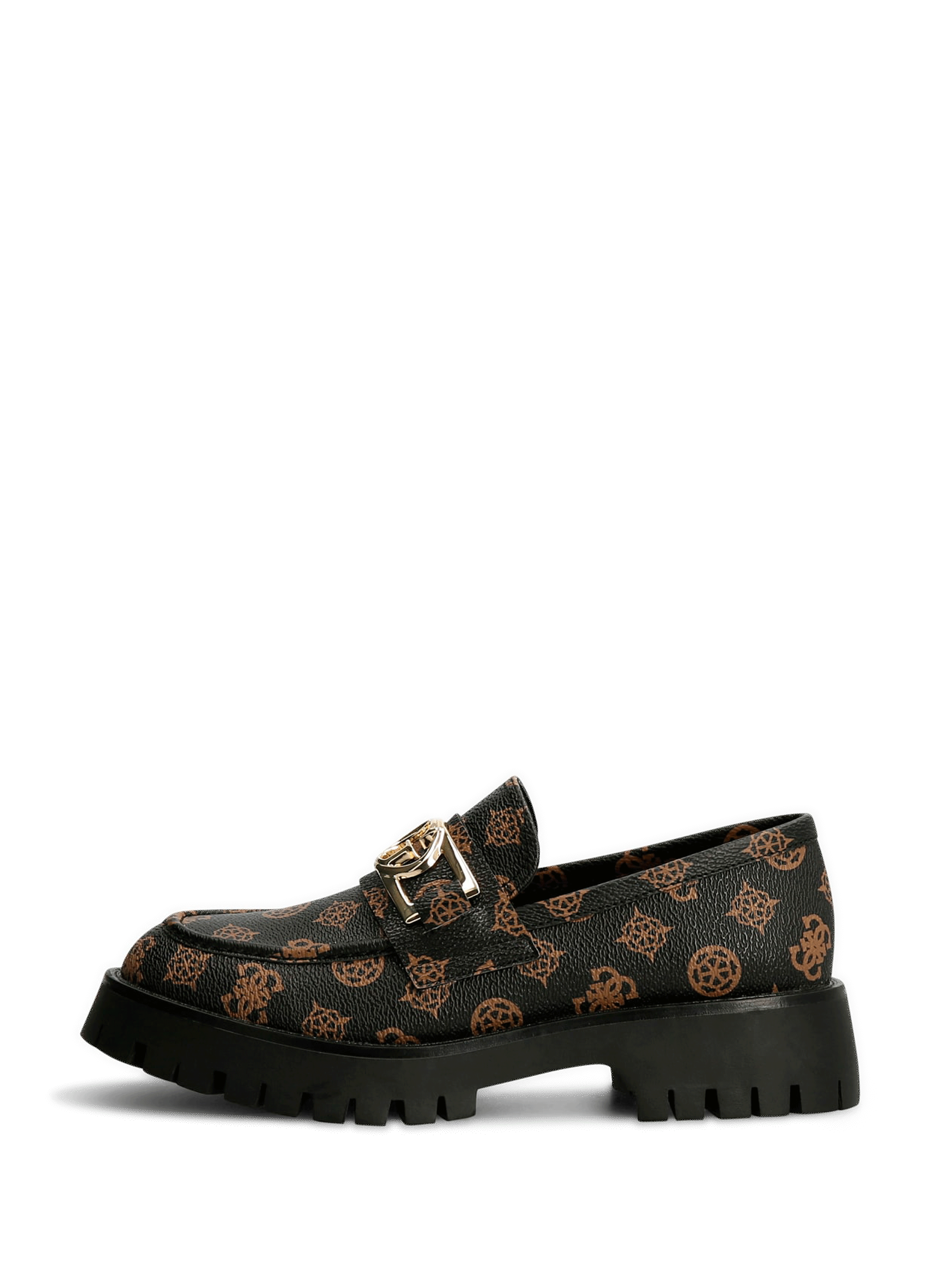 Mocassins imprimé monogramme