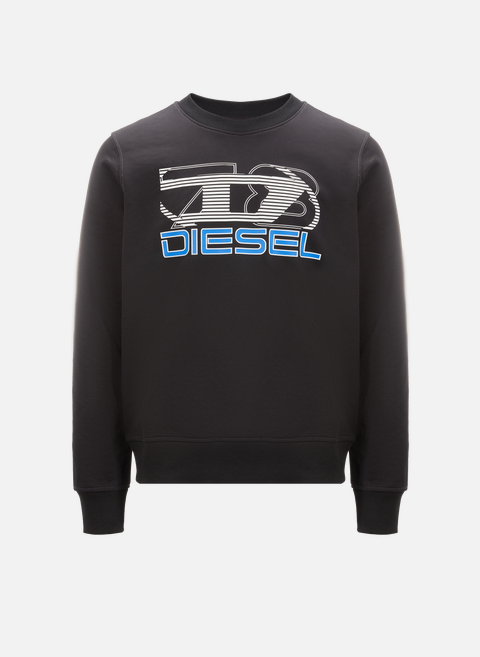 Sweatshirt logo BlackDIESEL 