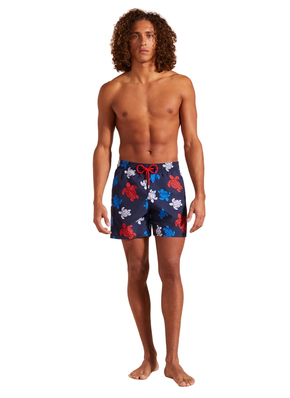 MAILLOT DE BAIN TORTUE MULTICOLORES VILEBREQUIN pour HOMME Printemps