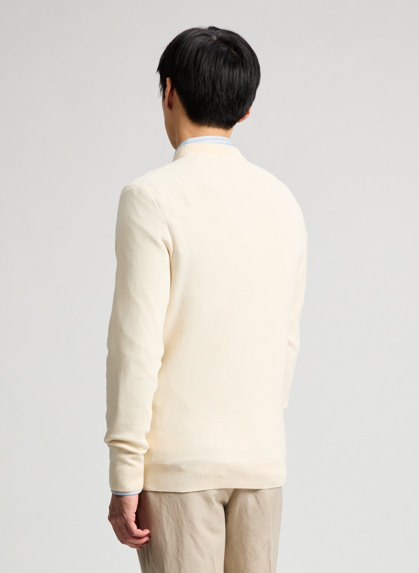 Oversized round neck sweater GUESS Beige