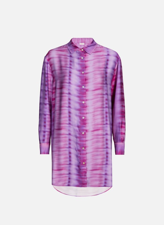 Shirt Dress Purple by LA NOUVELLE LA NOUVELLE Shirt Dress Purple