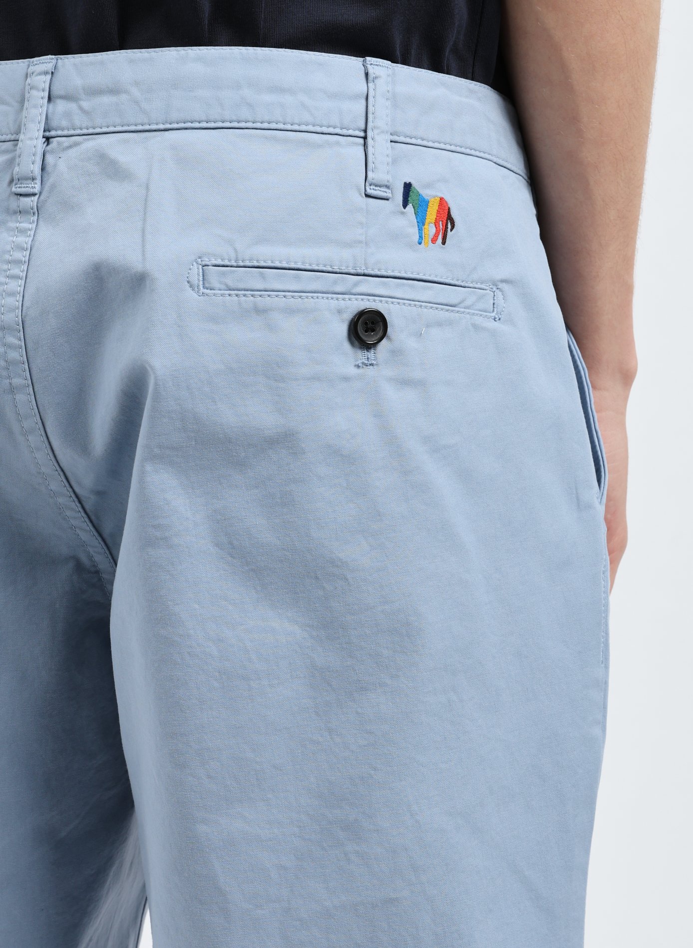 Straight cotton shorts PAUL SMITH Blue