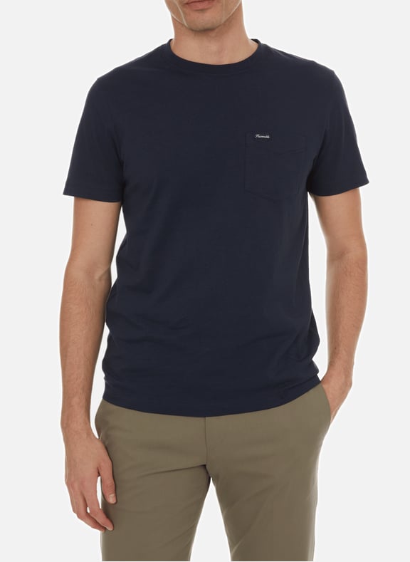 T-shirt en coton Bleu by FACONNABLE FACONNABLE T-shirt en coton Bleu