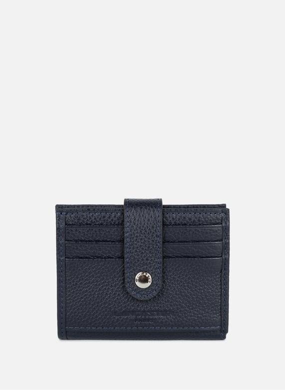 Porte-cartes - foulonné pm | Bleu by LANCASTER Porte-cartes - foulonné pm Bleu