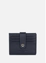 Porte-cartes - foulonné pm | Bleu by LANCASTER LANCASTER Porte-cartes - foulonné pm | Bleu