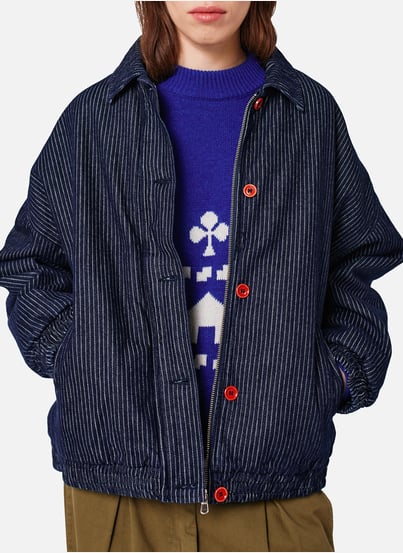 Striped denim bomber jacket BOBO CHOSES Striped denim bomber jacket BOBO CHOSES