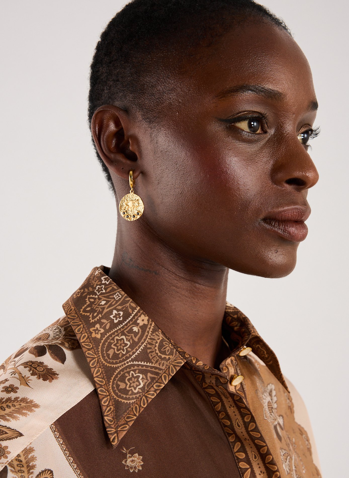 Boucles d'oreille Kressida HERMINA ATHENS Doré