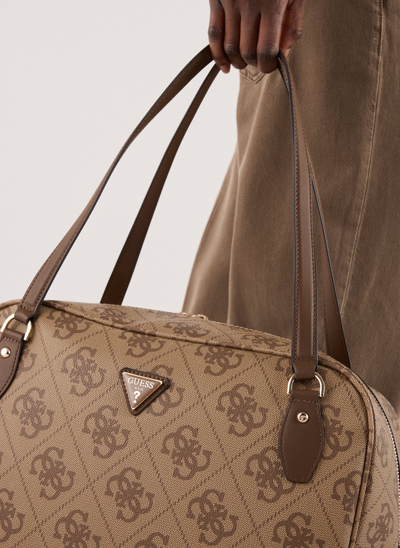 Sac de voyage Berta imprimé monogramme GUESS Multicolore