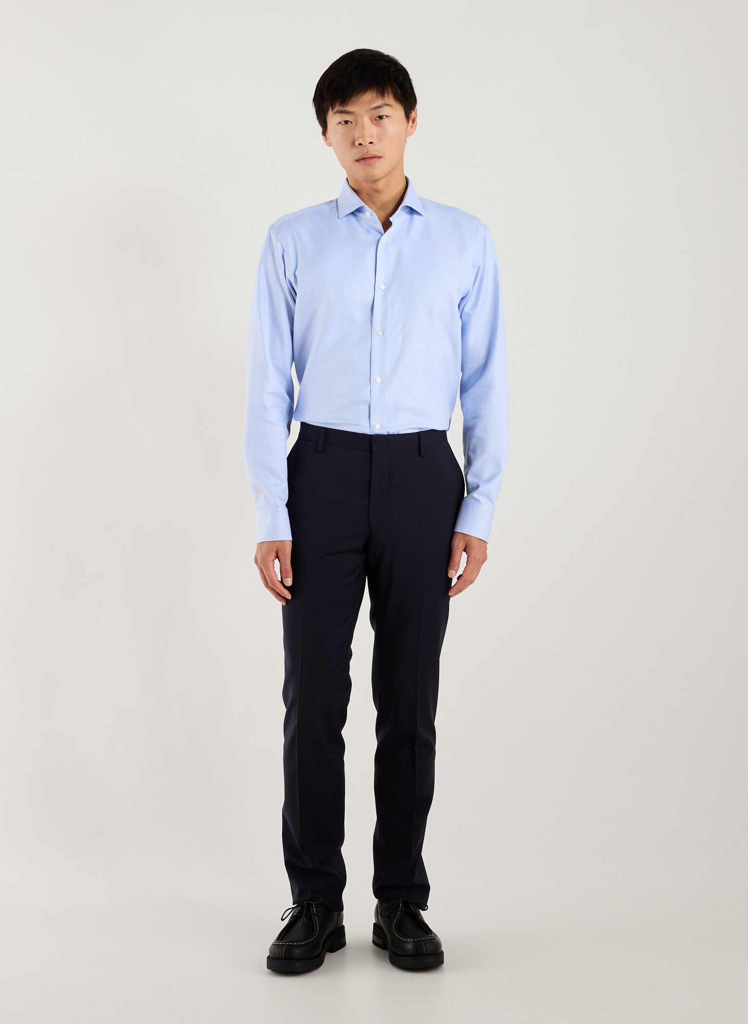 Chemise à motif en coton BOSS Multicolore