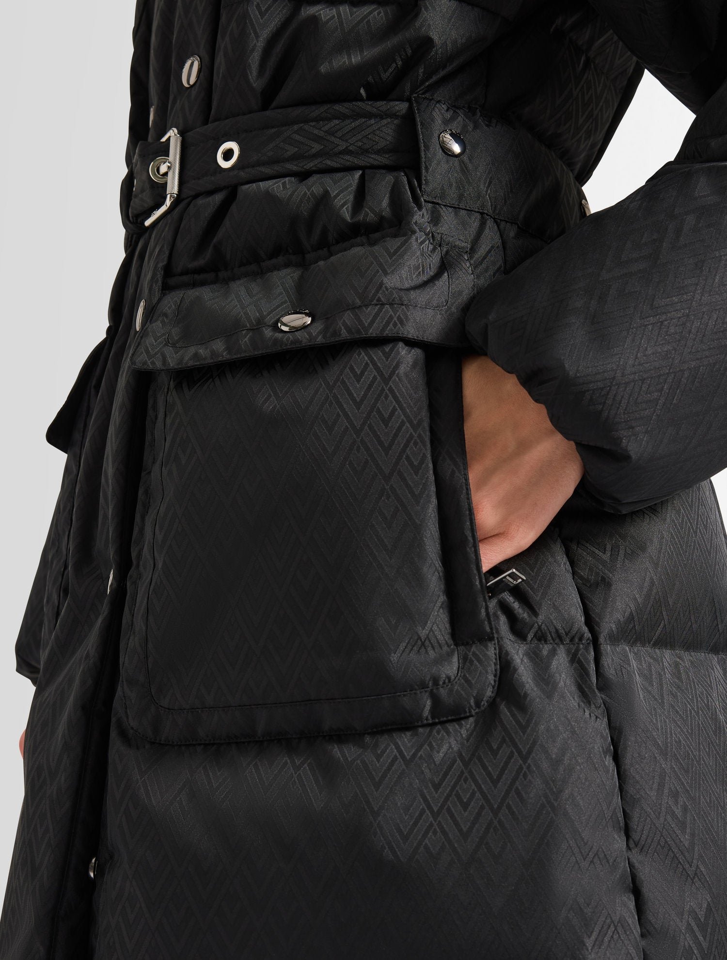 Manteau vlavi epis col tailleur FUSALP Gris