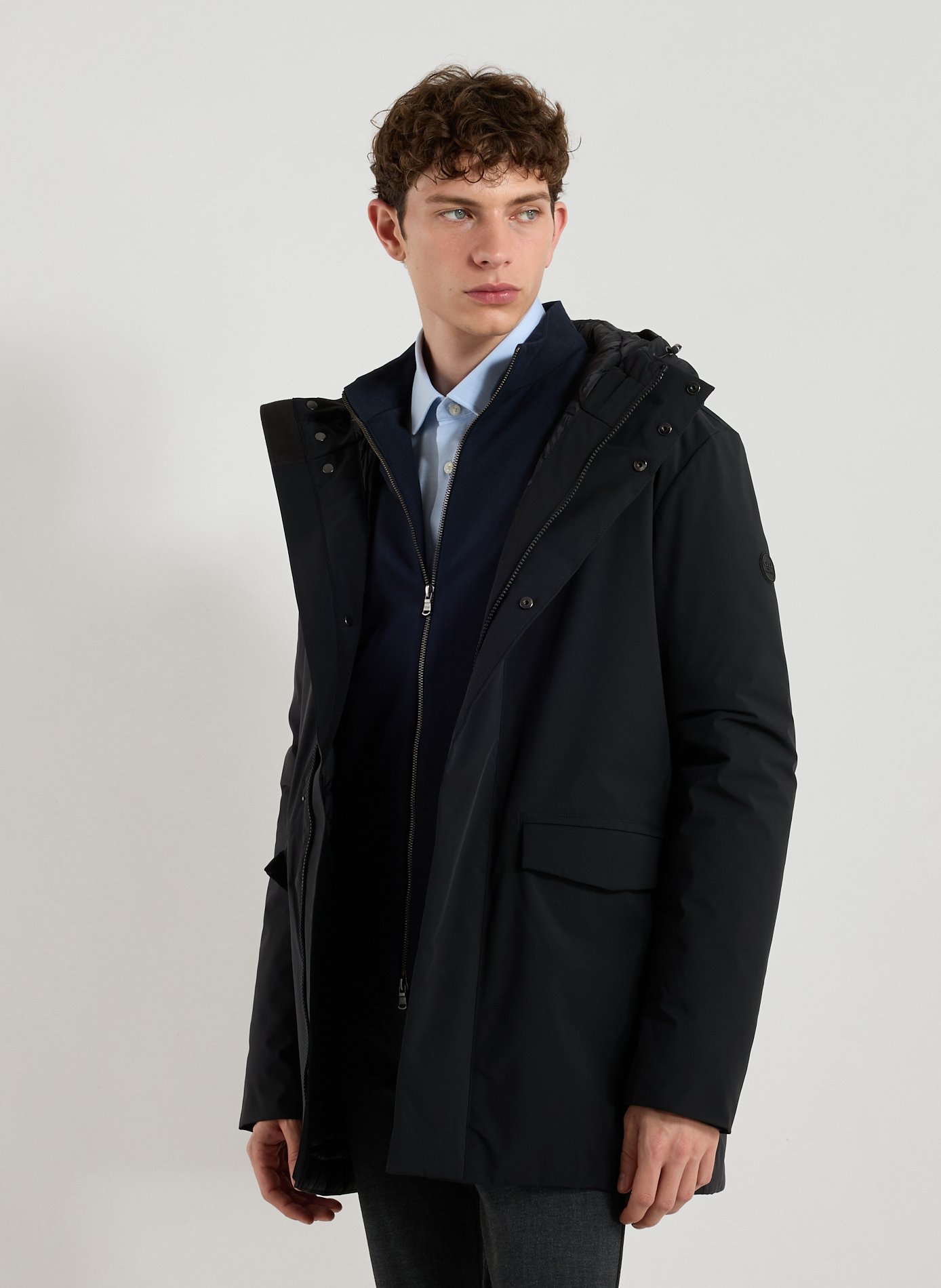 1789 CALA Parka à capuche Noir