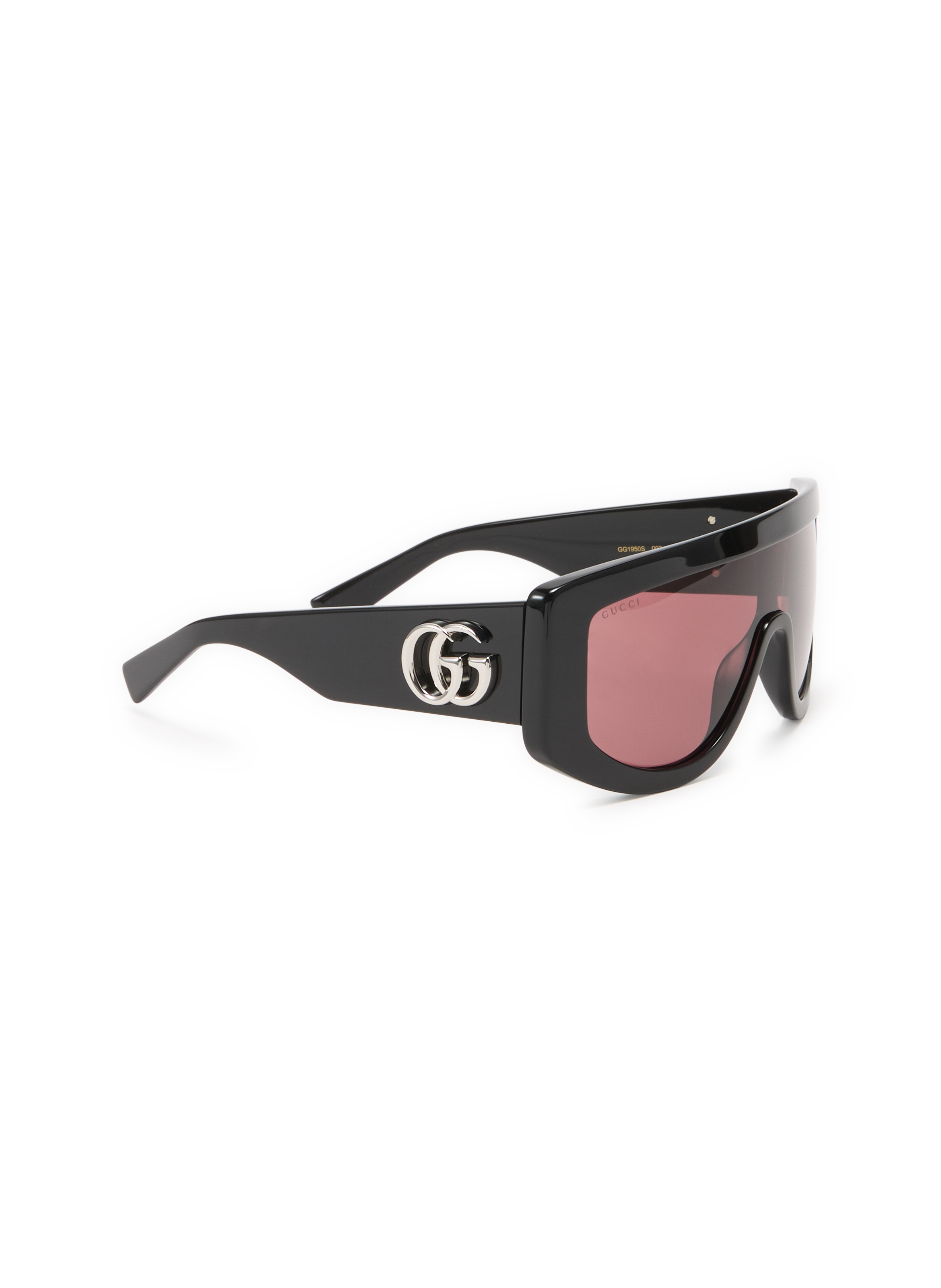 Solid color aviator sunglasses GUCCI Black