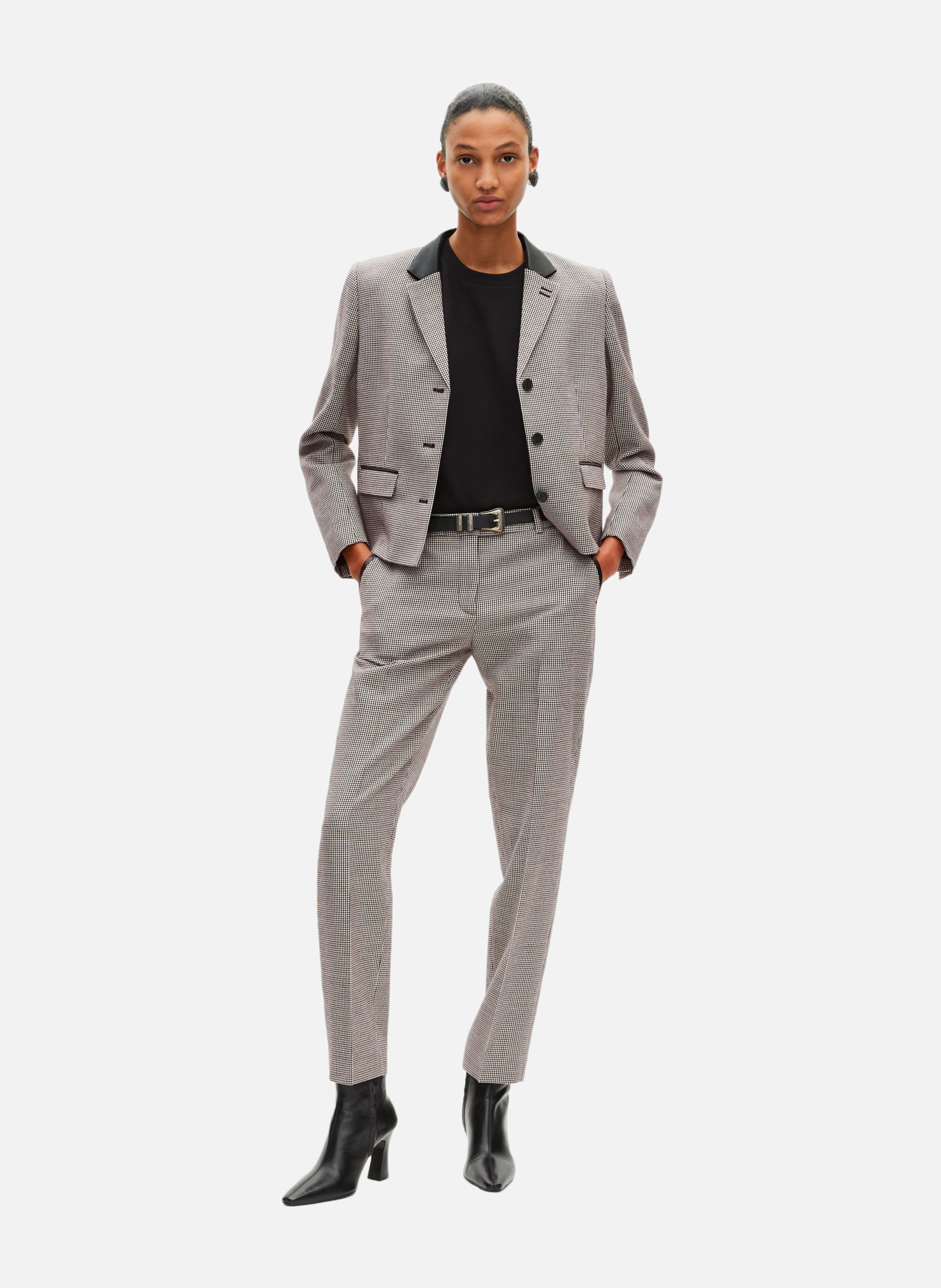 Bottes en cuir THE KOOPLES Noir