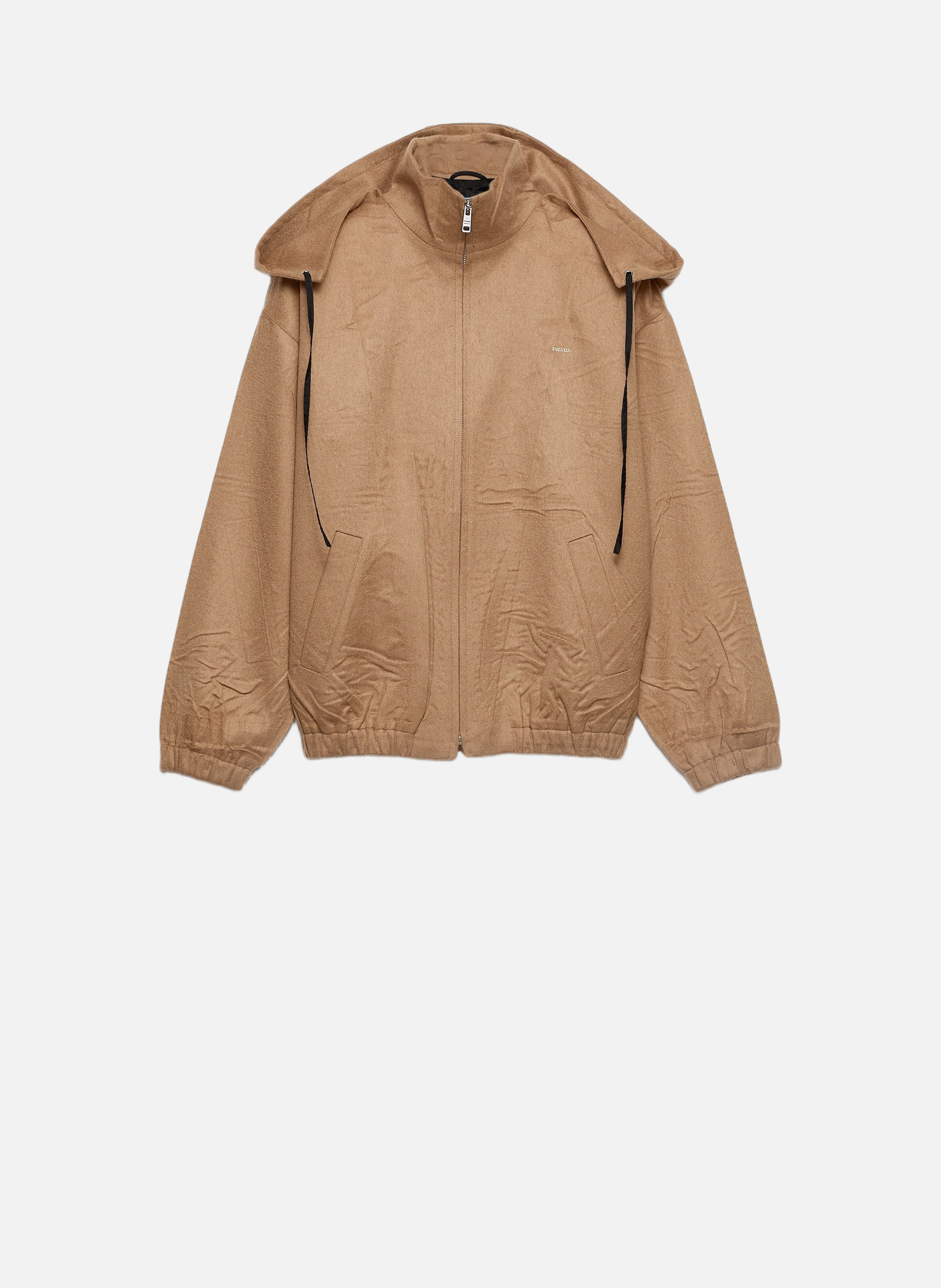 Blouson en poil de chameau PRADA Marron