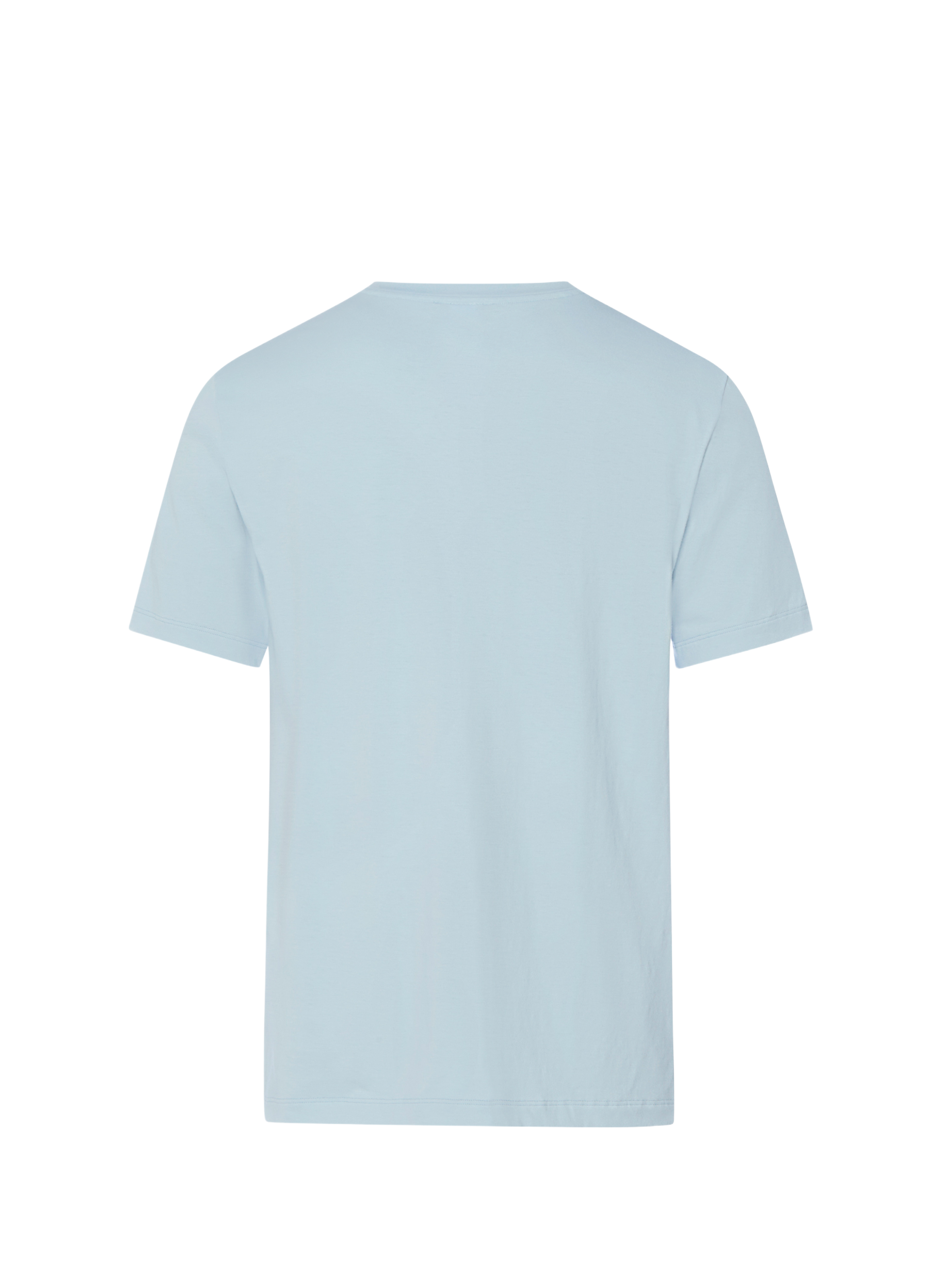 T-hirt à col V en coton HANRO Bleu