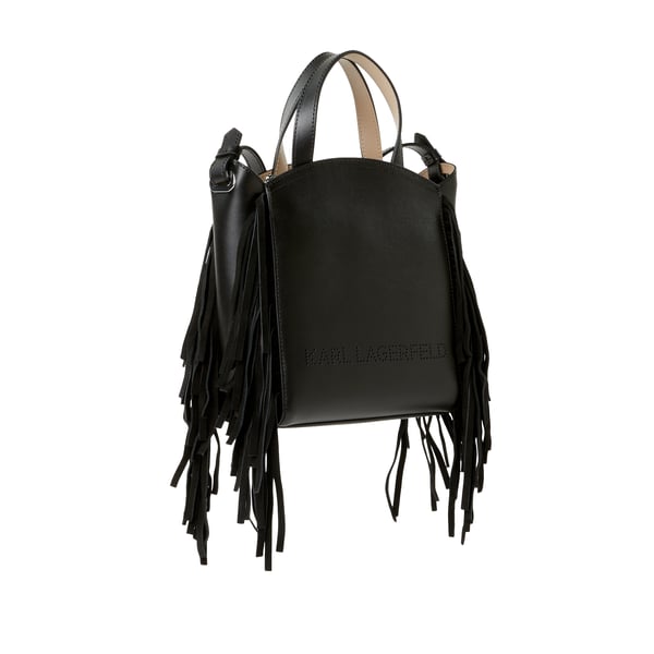Sac épaule à franges en cuir