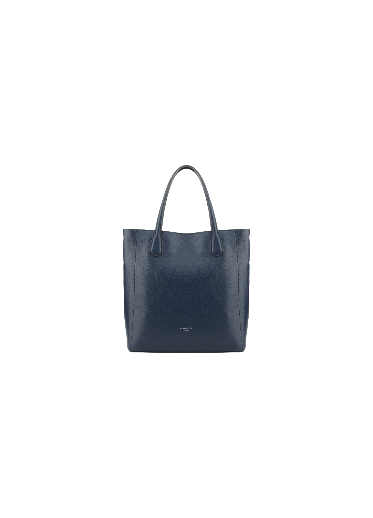 Corso | sac cabas en cuir de vachette POURCHET Bleu