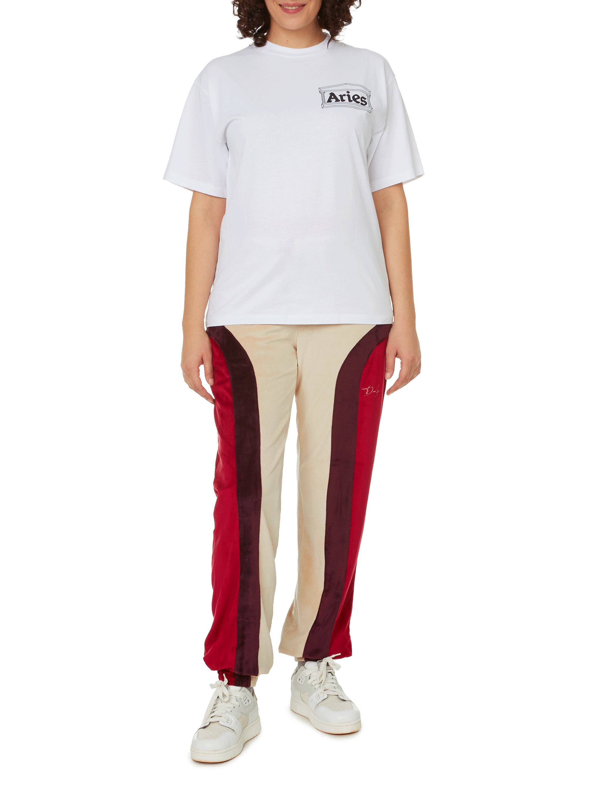 Cotton T-shirt ARIES White