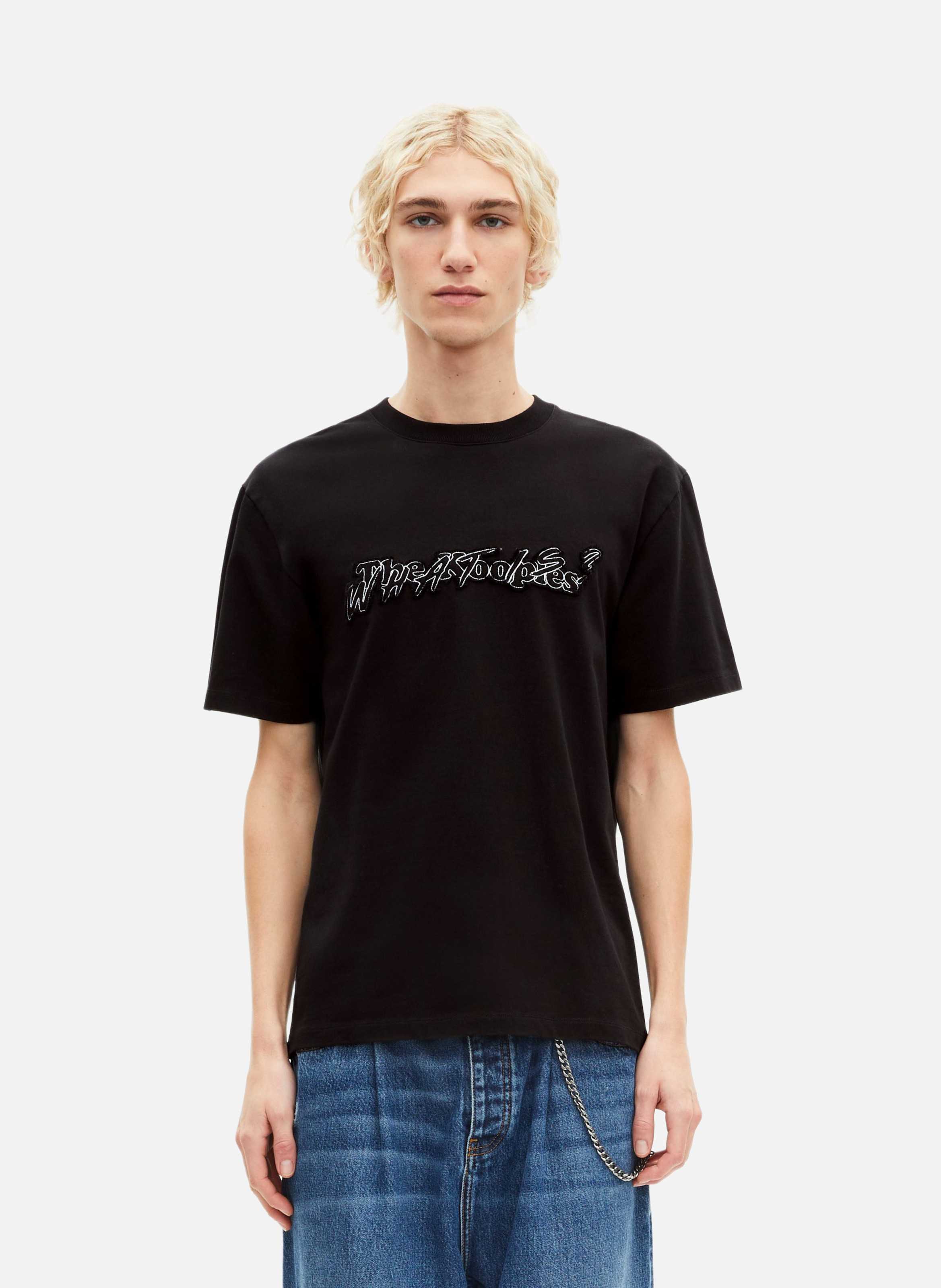 T-shirt what is métallique THE KOOPLES Noir