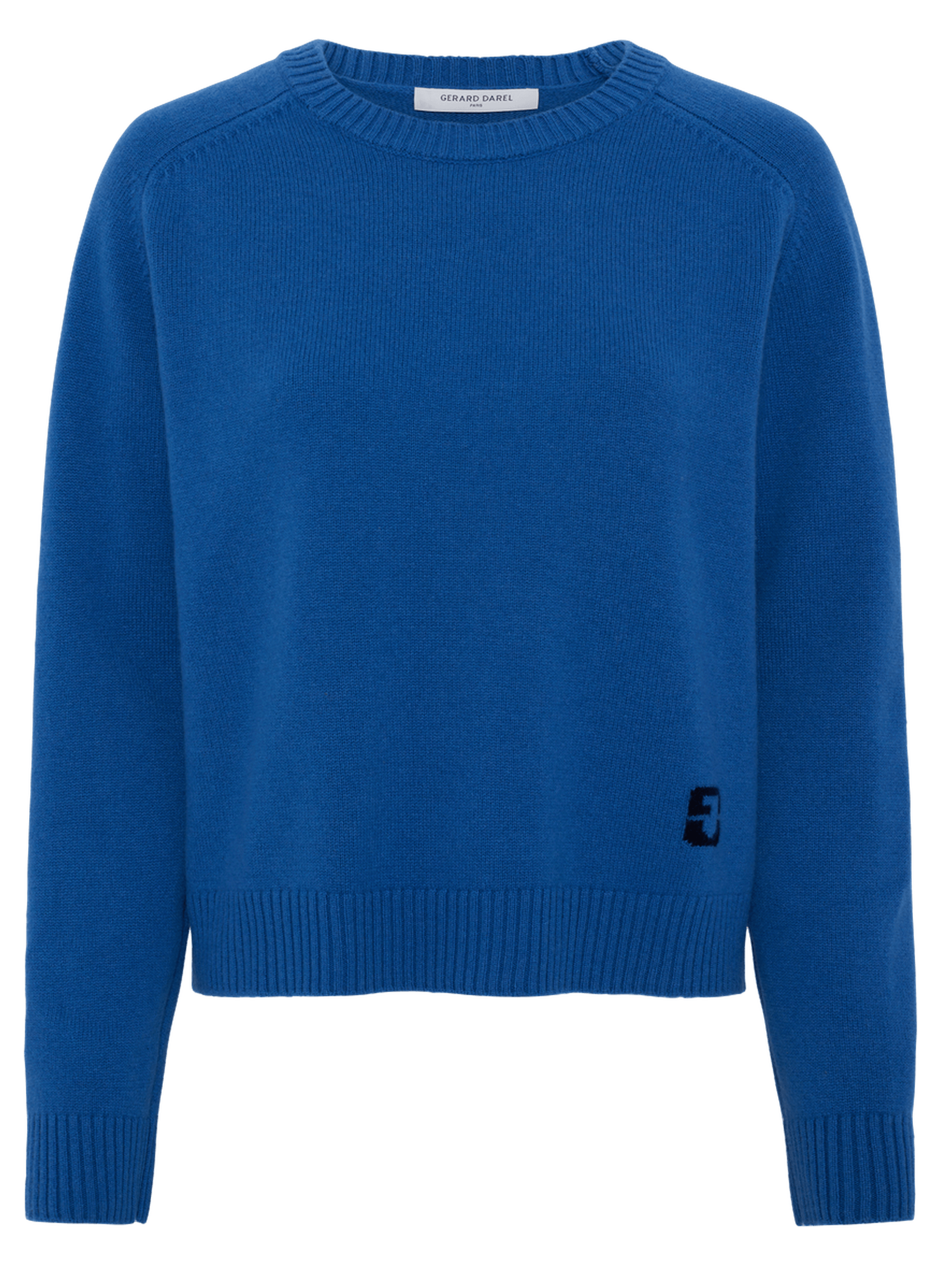 Pull à col rond en laine GERARD DAREL Bleu