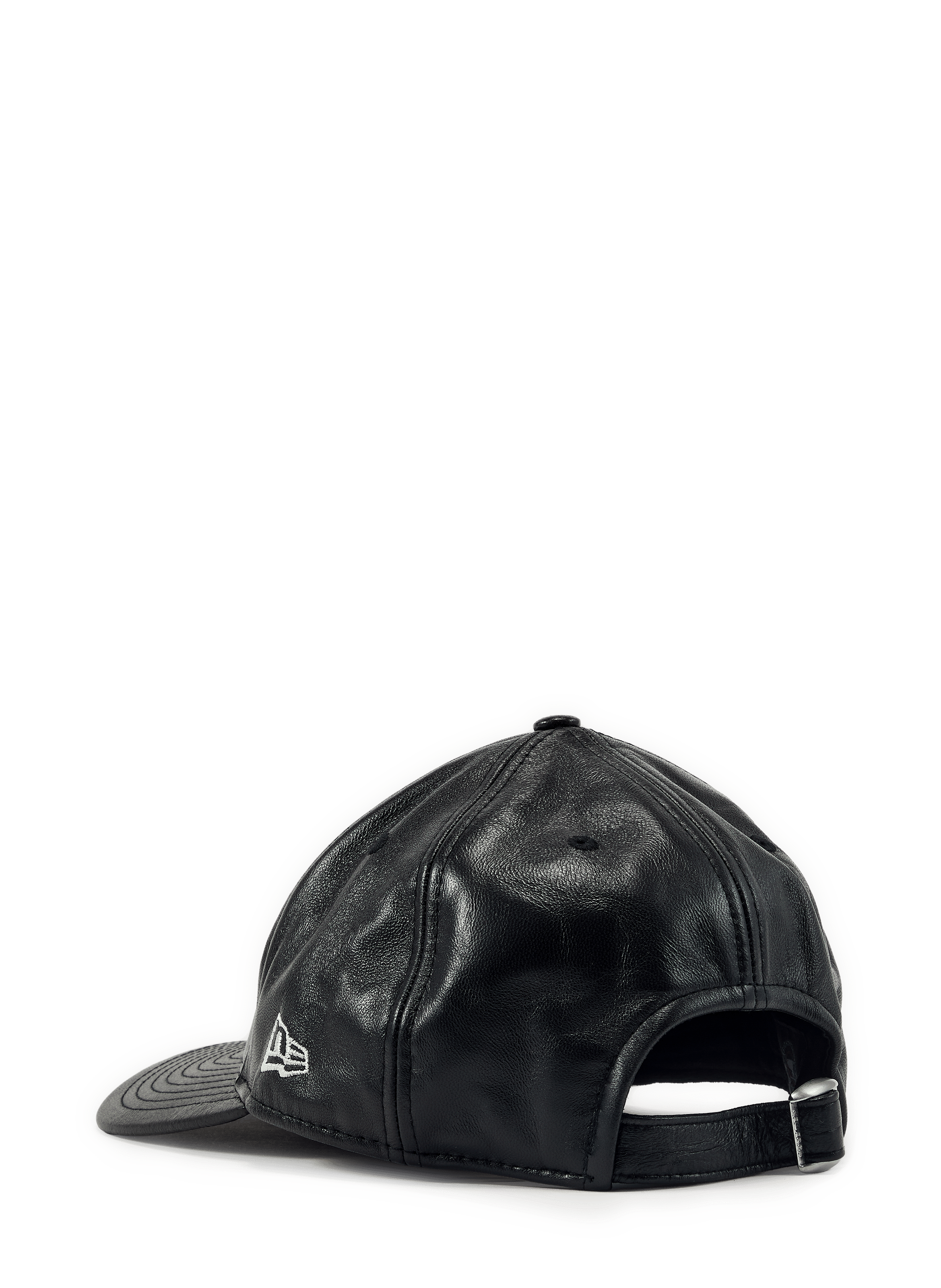 Casquette logo en cuir NEW ERA Noir