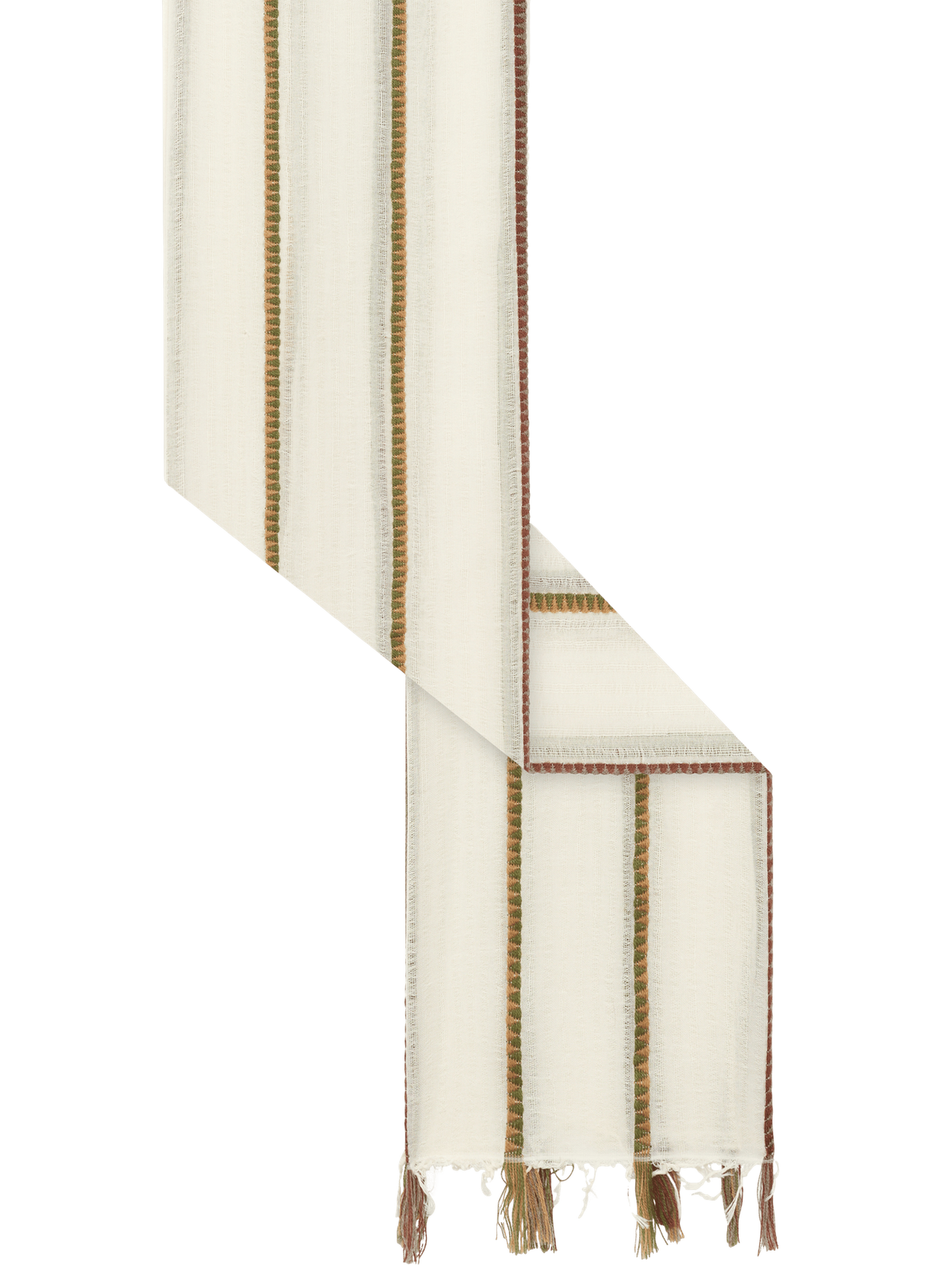 Etole à rayures en coton mélangé - fadwa PABLO Beige