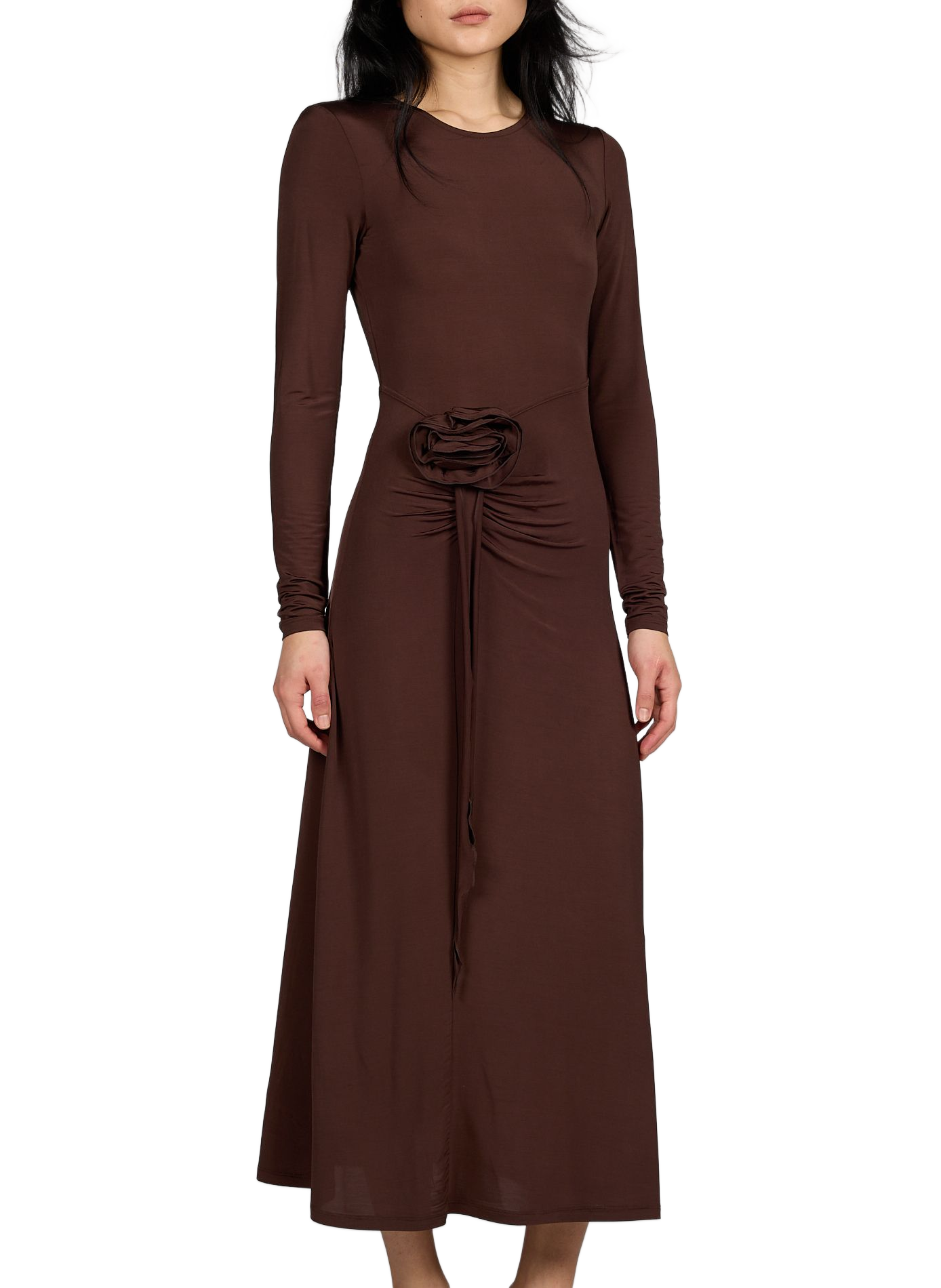 Robe midi Jitskell BAUM UND PFERDGARTEN Marron