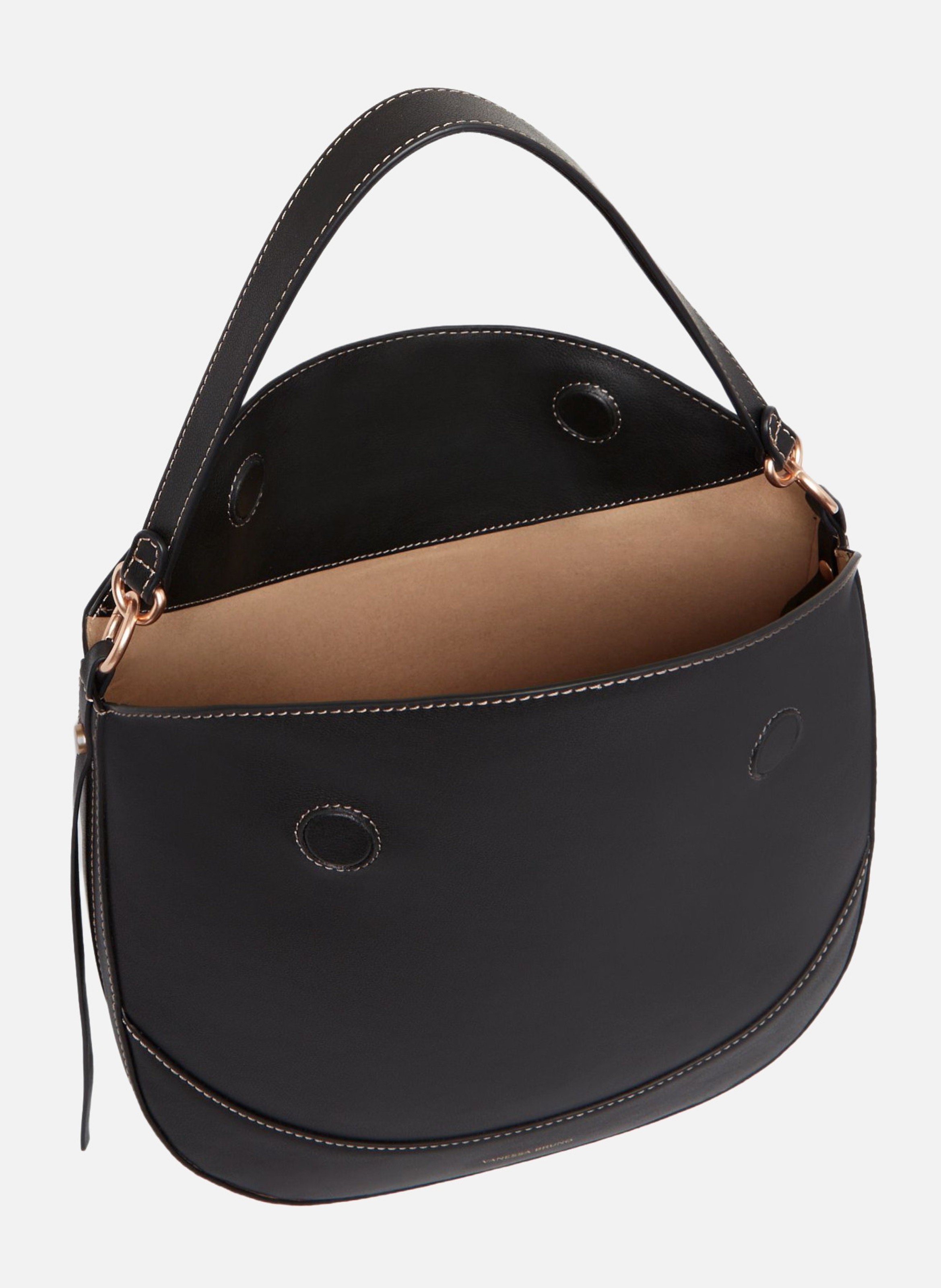 Grand sac daily en cuir VANESSA BRUNO Noir