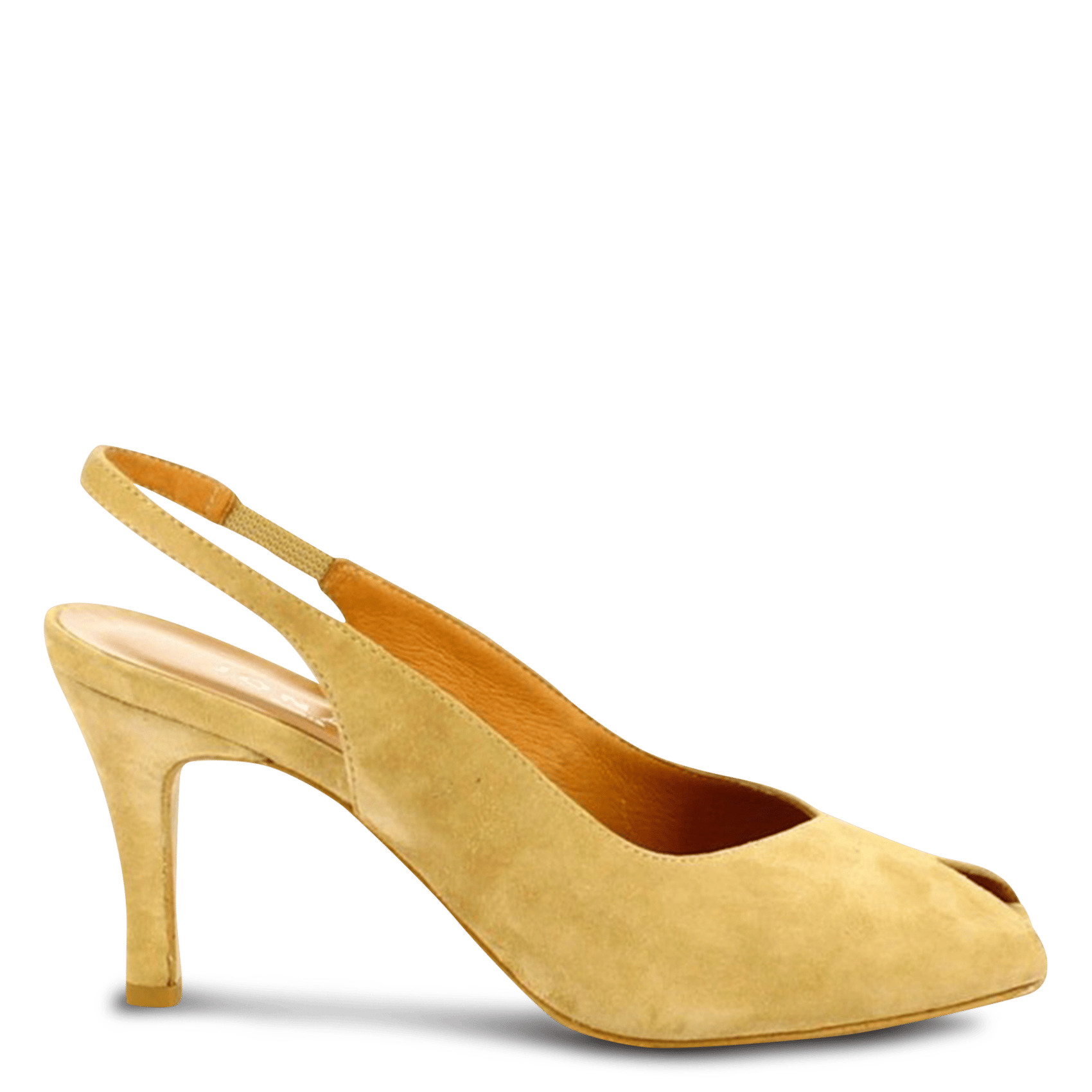 Escarpins slingback en cuir delours JONAK Marron