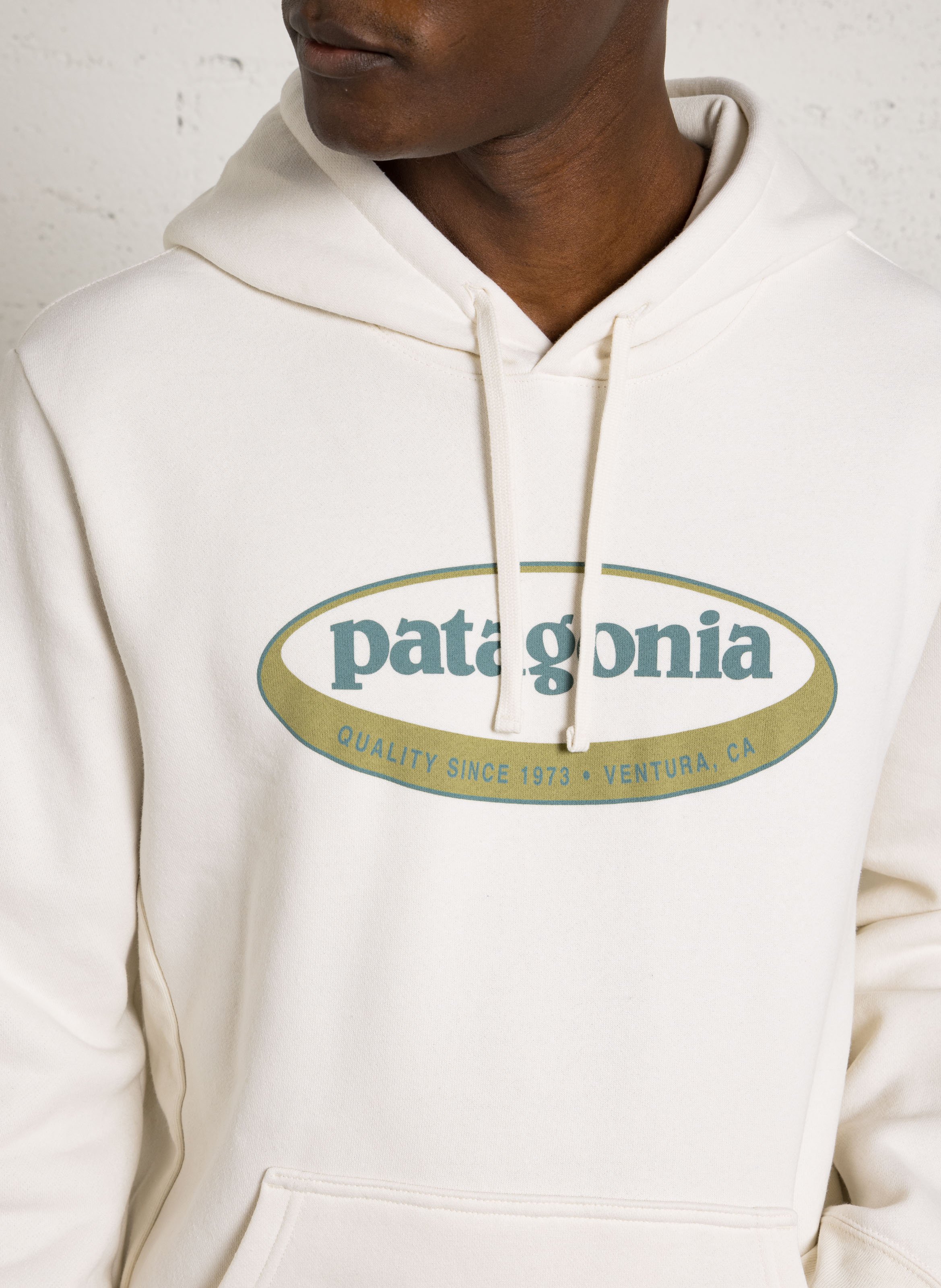 Sweat à capuche PATAGONIA Blanc