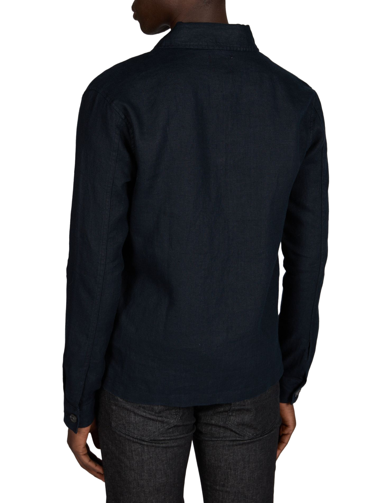 Chemise en lin  PIERRE CARDIN Bleu