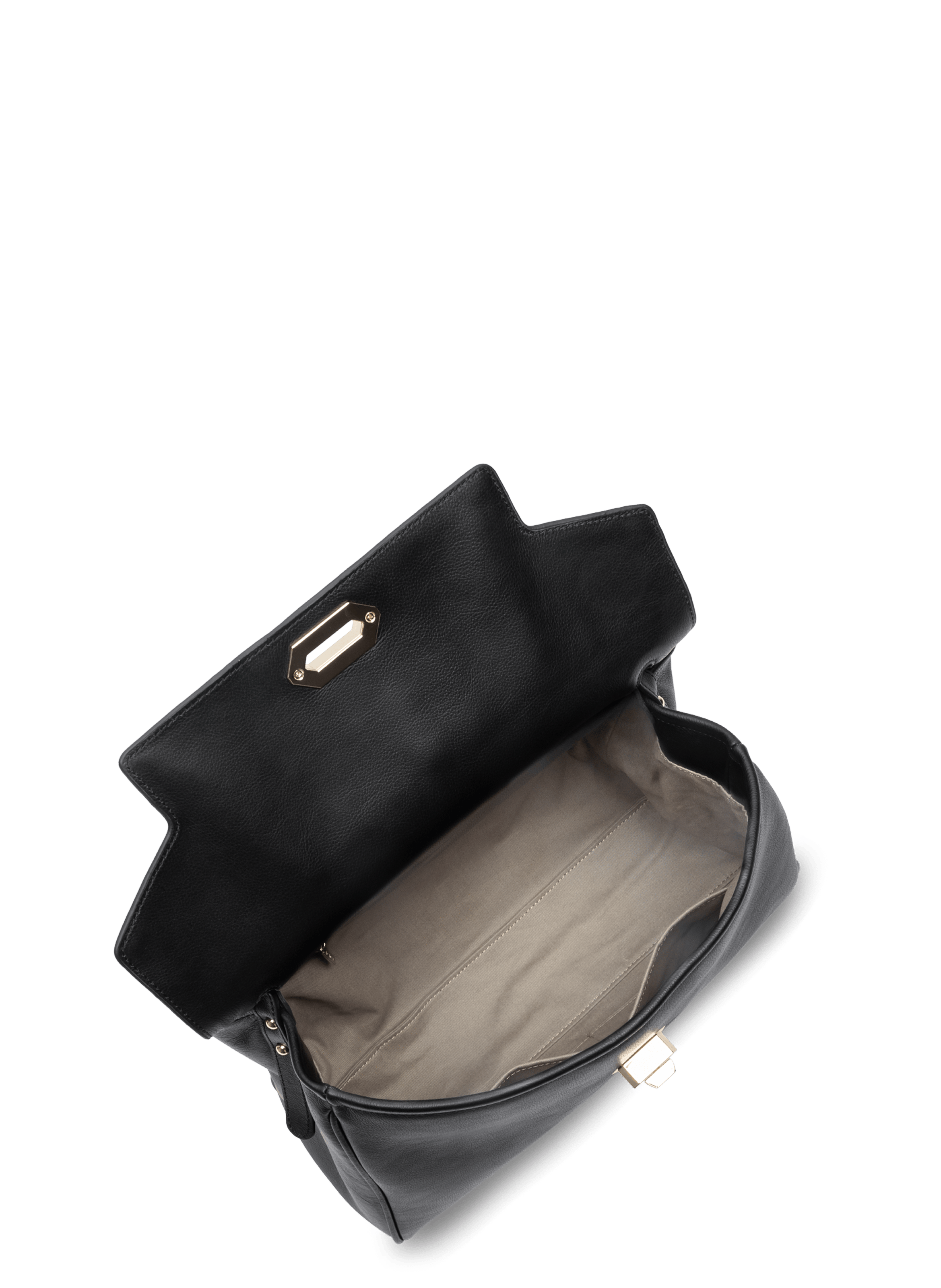 Grand sac cabas épaule - mademoiselle grace LANCASTER Noir
