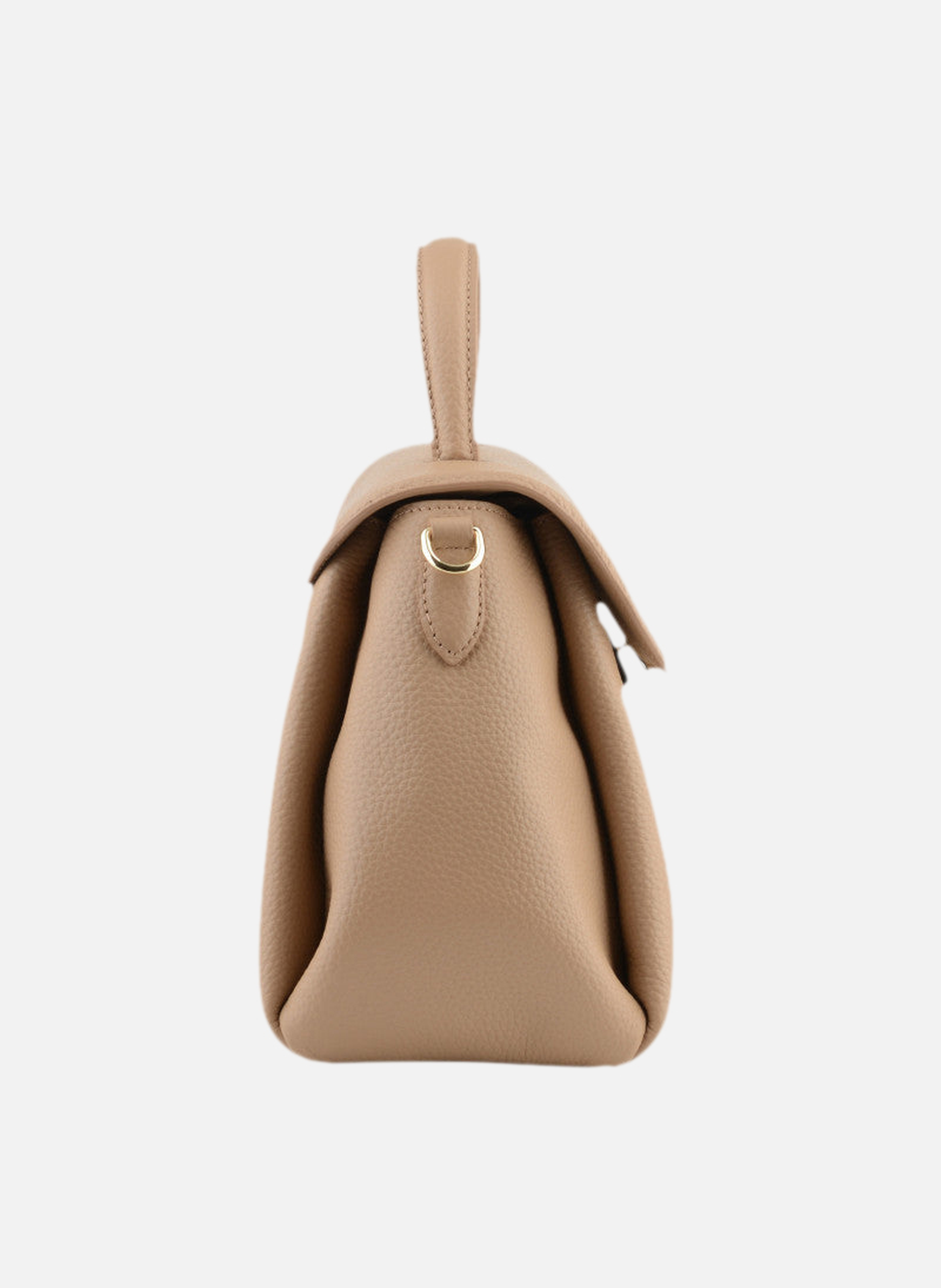 Carat | sac à main gm en cuir de vachette POURCHET Marron