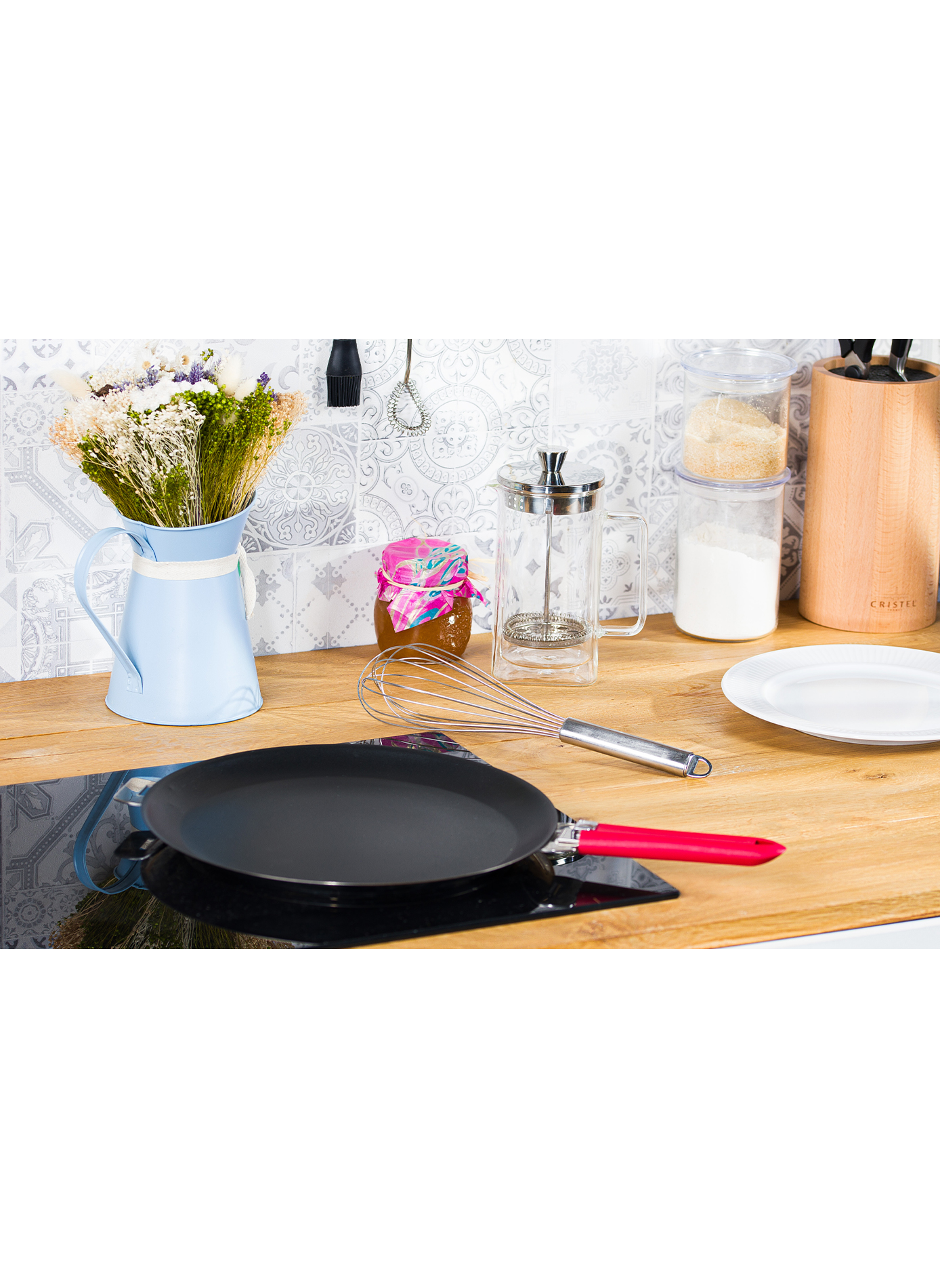 Fouet classique Poc en inox CRISTEL Gris