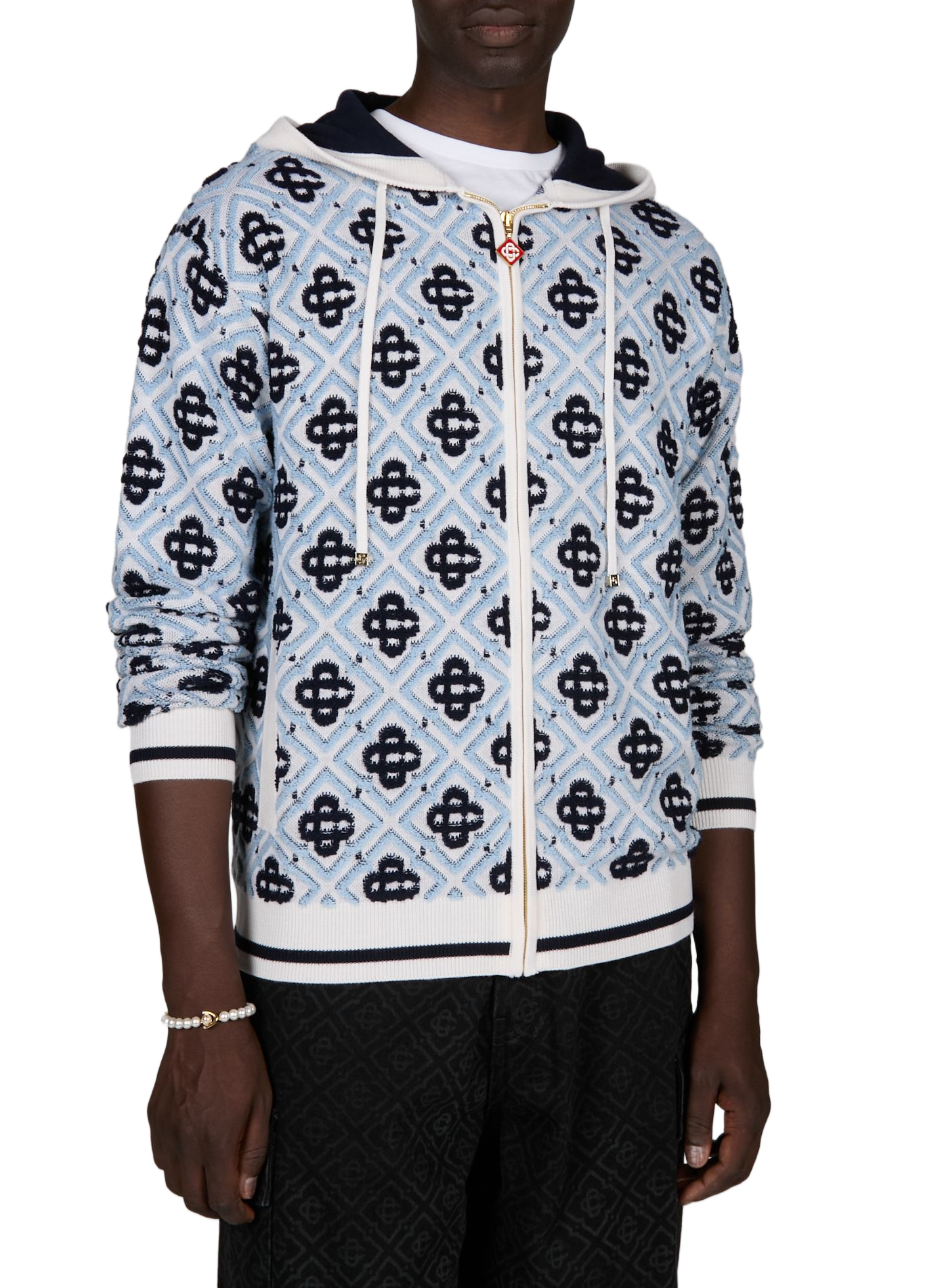 Gilet col zippé CASABLANCA PARIS Multicolore