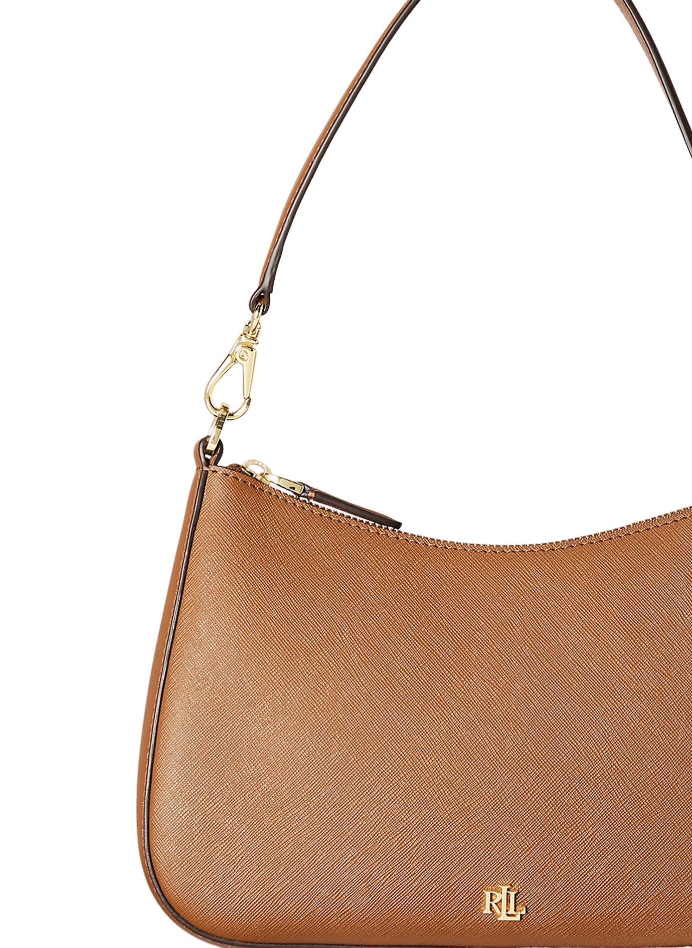 Handtasche Danny aus Leder LAUREN Beige