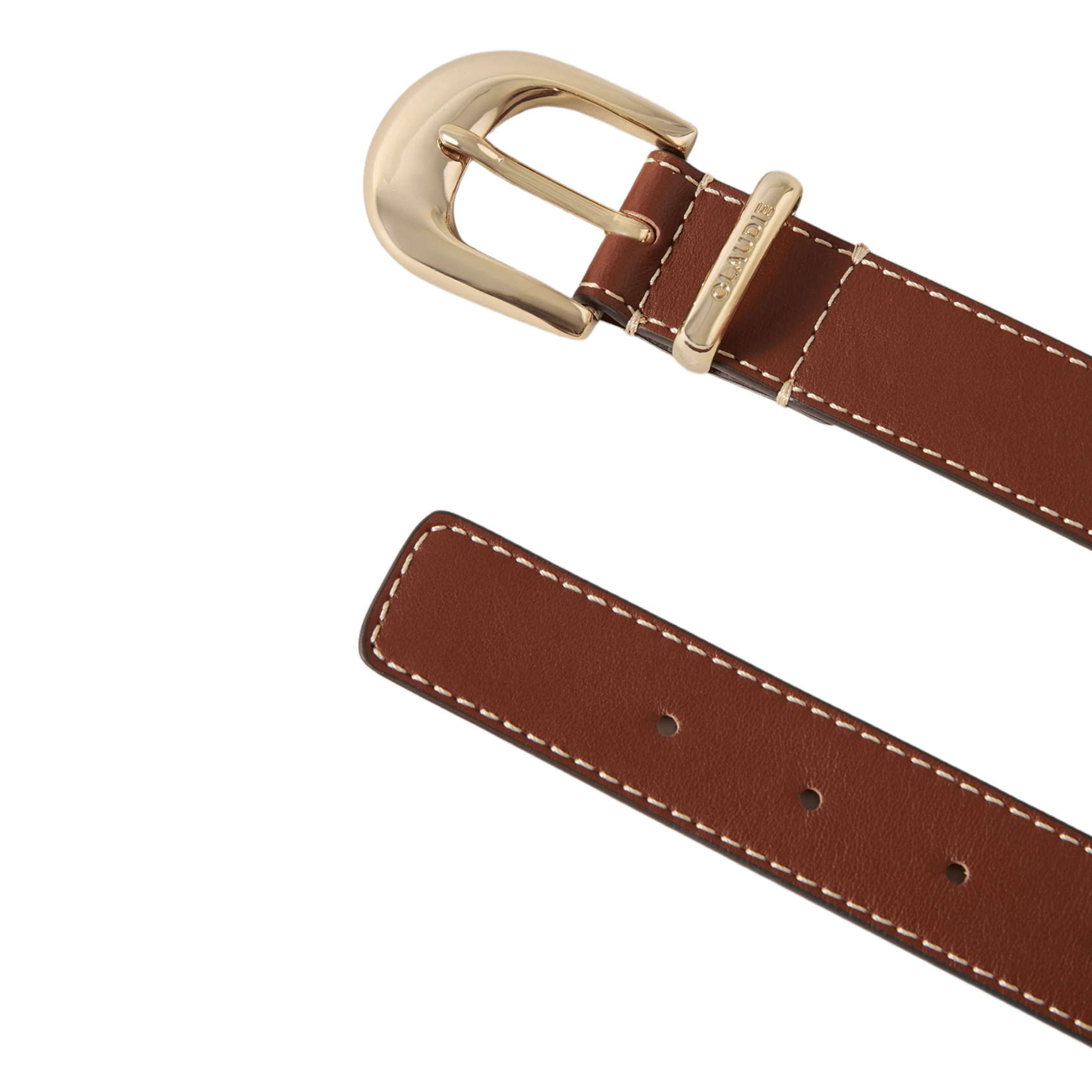 Ceinture en cuir CLAUDIE PIERLOT Beige
