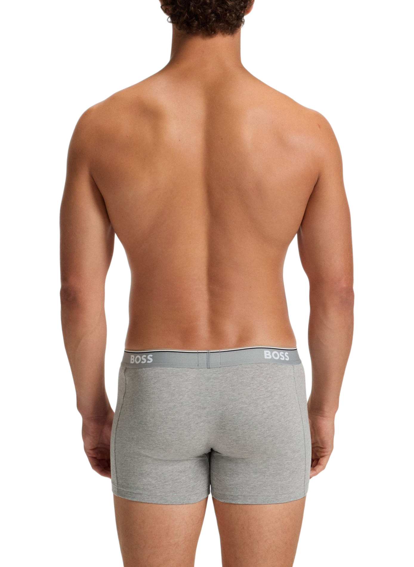 Lot de 3 boxers en coton mélangé HUGO BOSS Multicolore