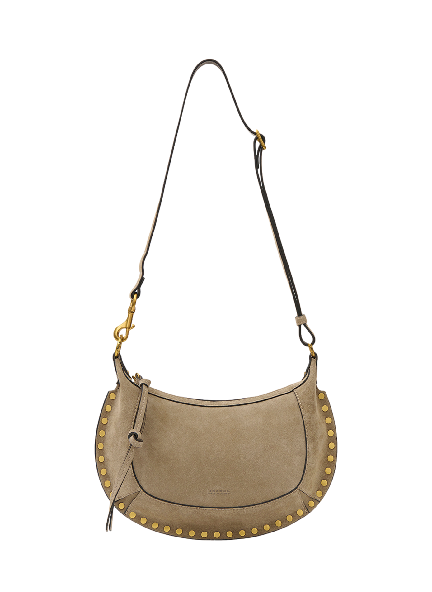 OSKAN MOON Tasche aus Veloursleder ISABEL MARANT Beige