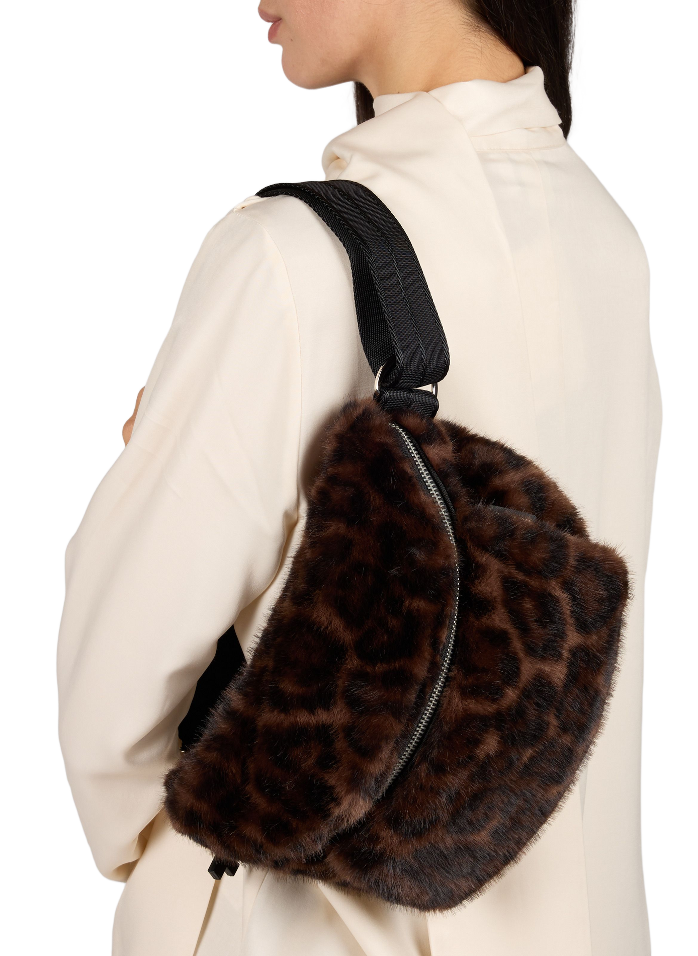 Joswel Bauchtasche mit Fell-Effekt BELLEROSE Mehrfarbig