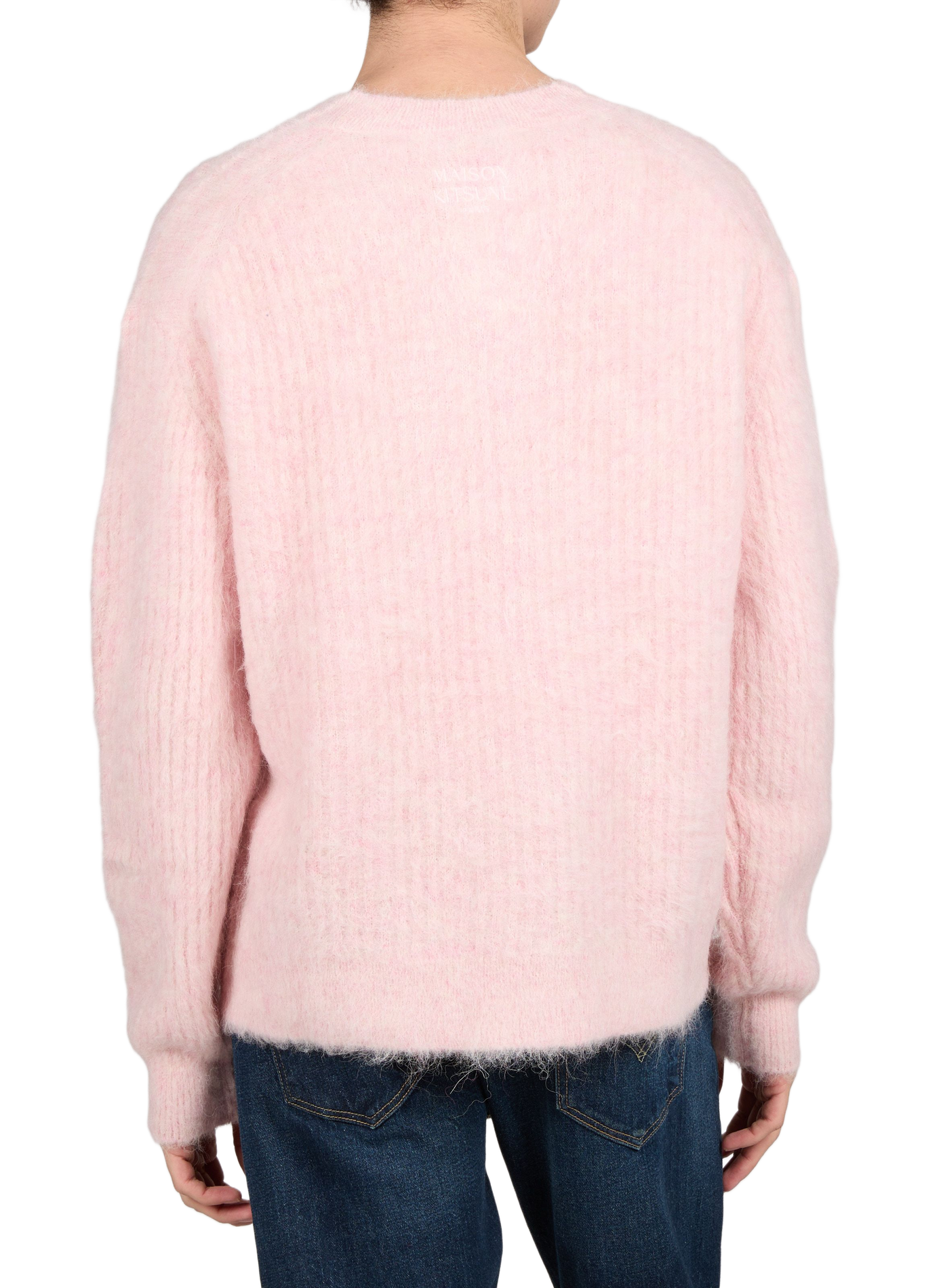 Oversized wool-blend jumper MAISON KITSUNÉ Pink