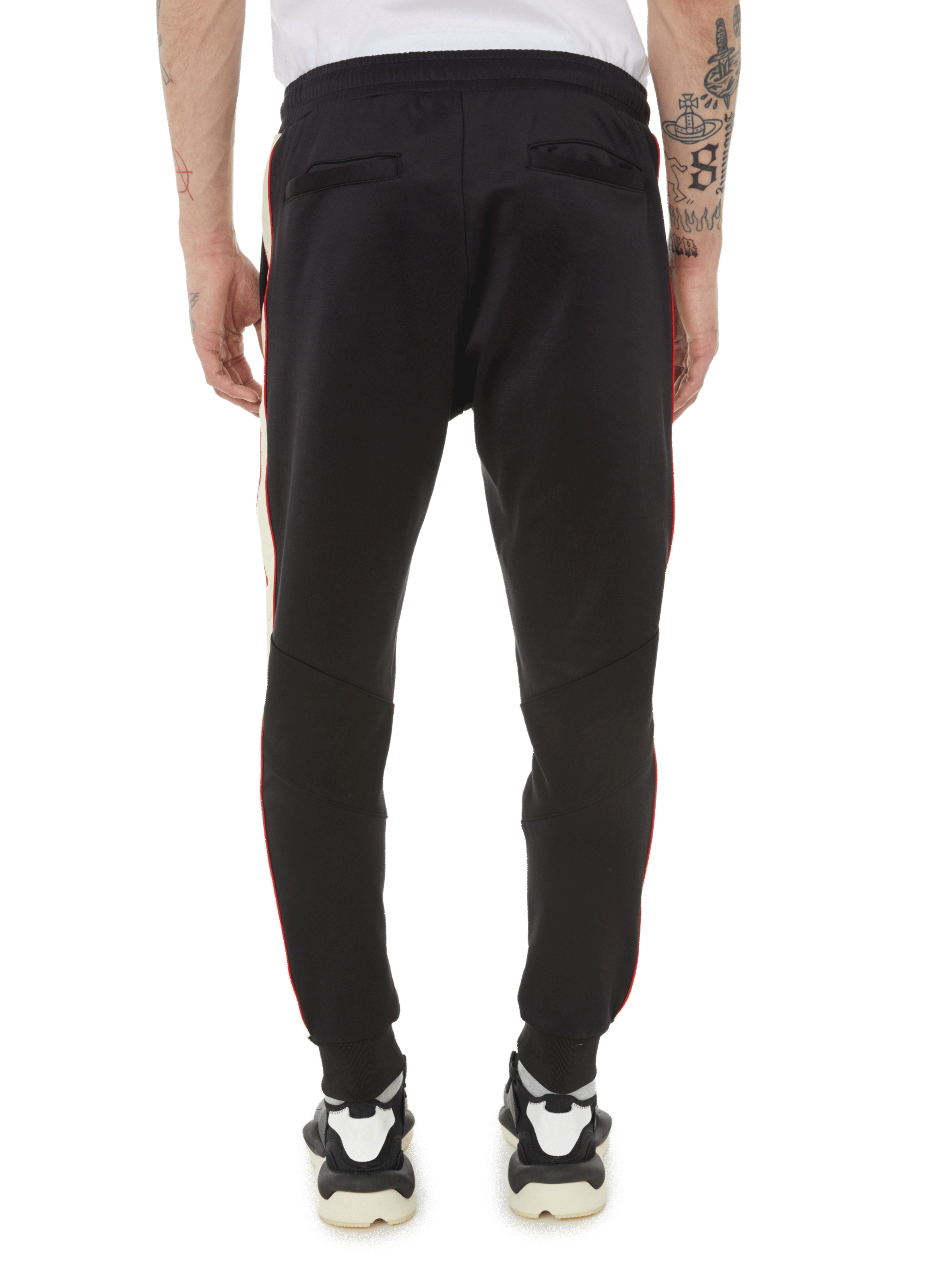 Colorblock-Jogginghose aus Materialmix DIESEL Grau