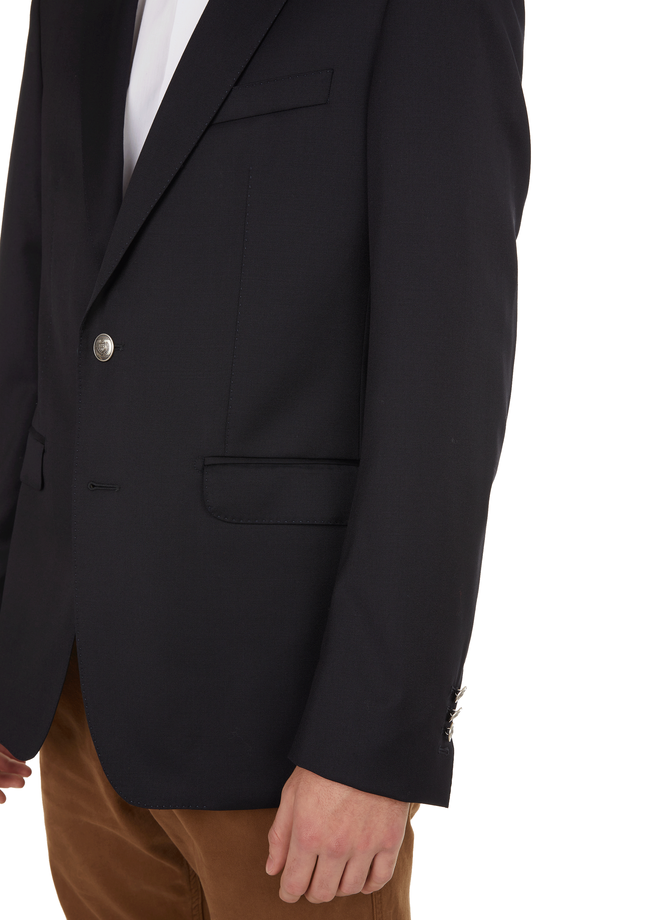 Blazer with stitching details EDEN PARK Blue