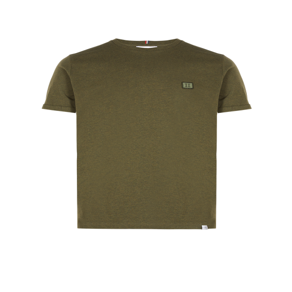 Les Deux Plain Cotton T-shirt In Green