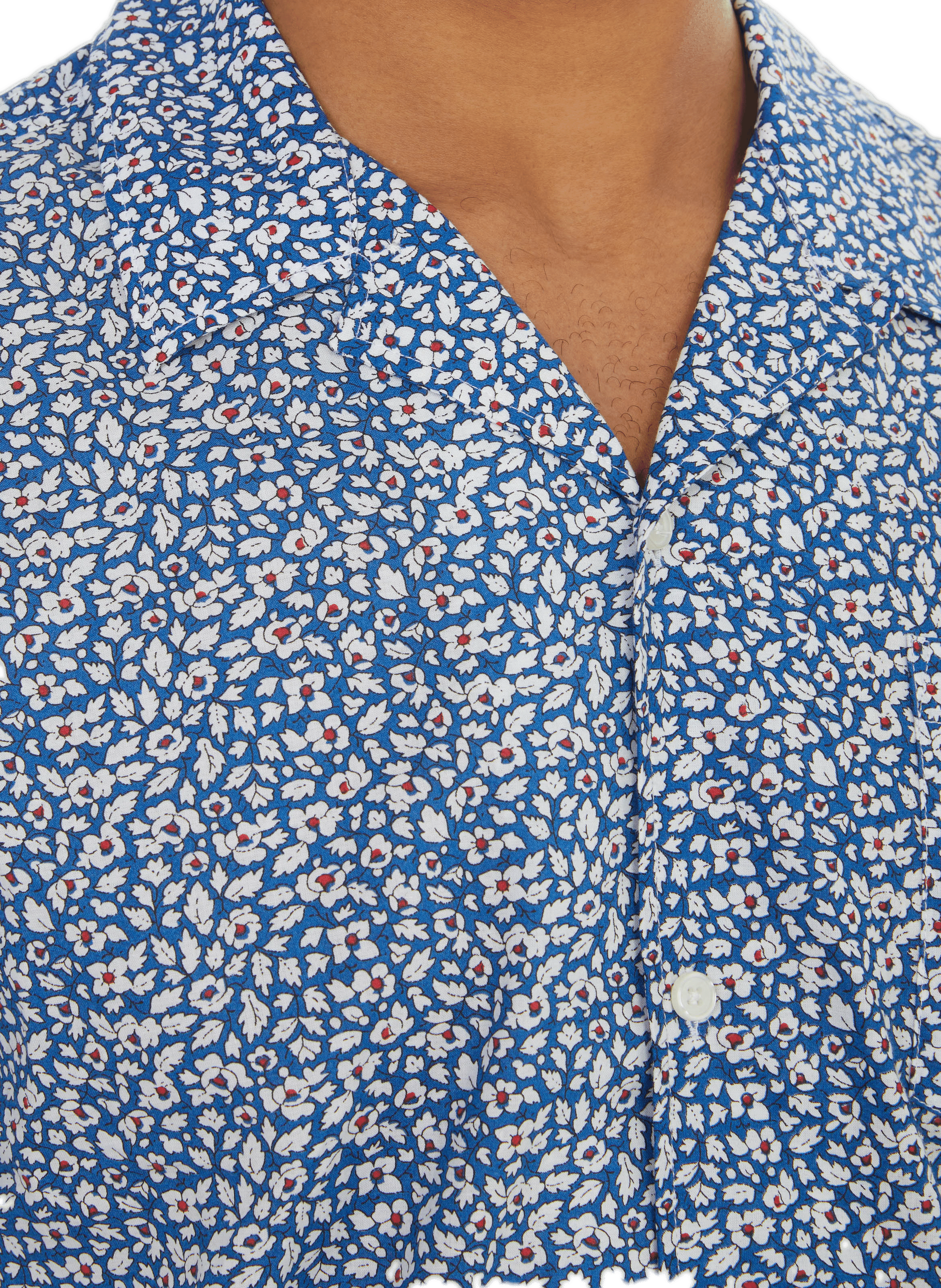 Chemise imprimée en coton  AU PRINTEMPS PARIS Bleu