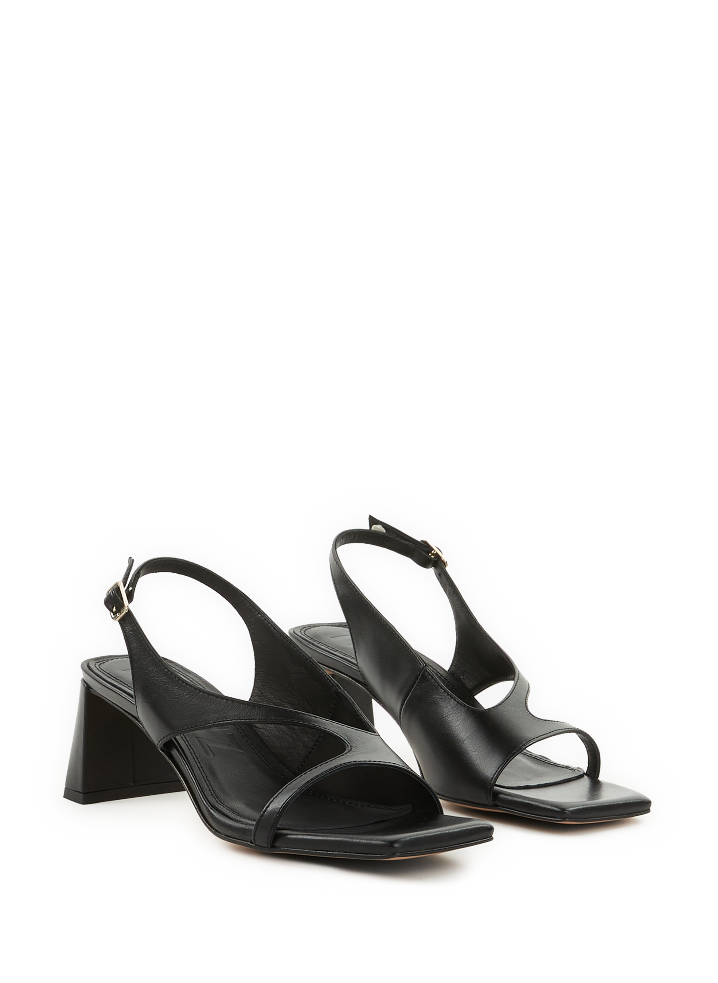 Escarpins en cuir  SOULIERS MARTINEZ Noir